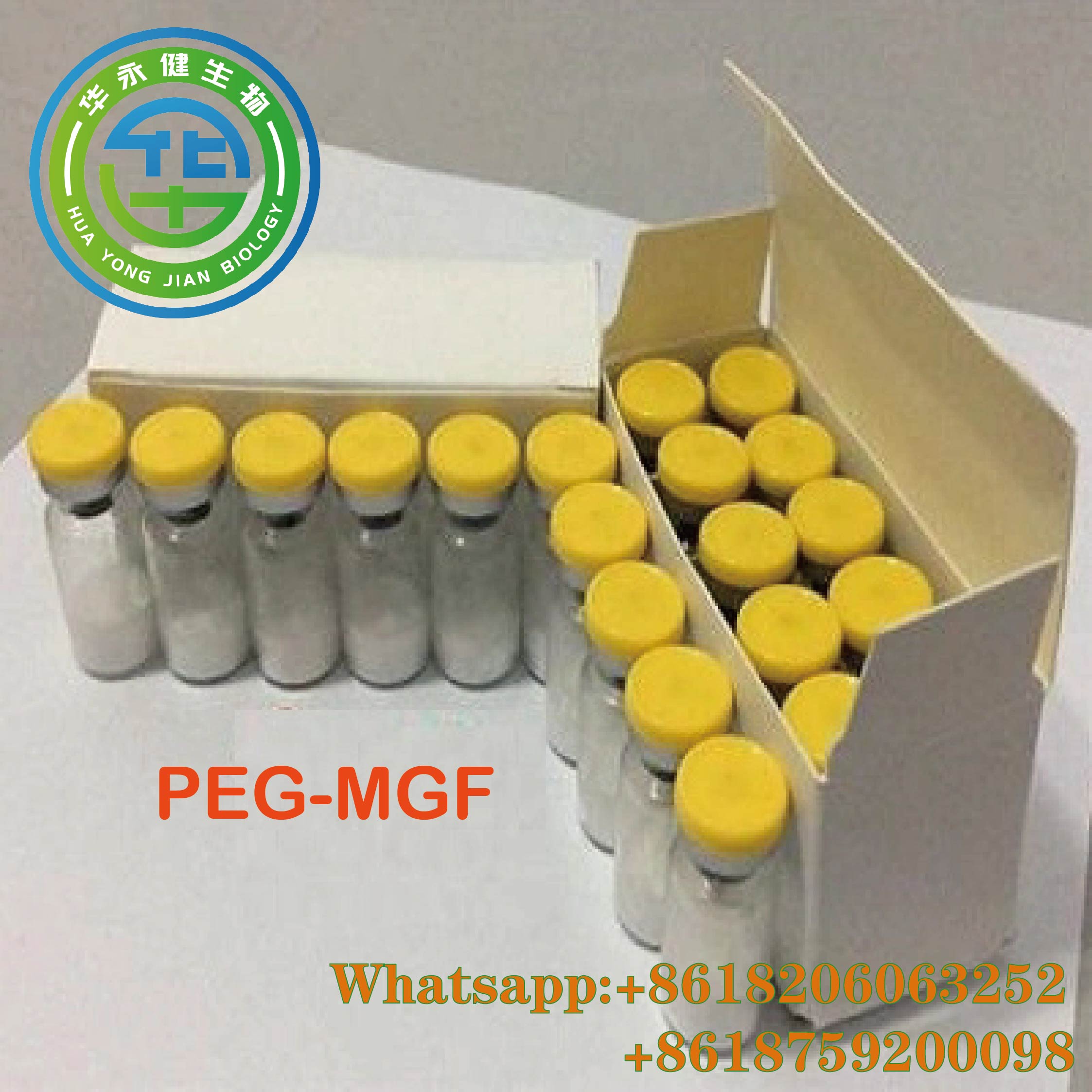 Wholesale 99.9% Injectable Peptide PEG-MGF Peptides CasNO.62031-54-3  Raw Powder Steroids Hormone