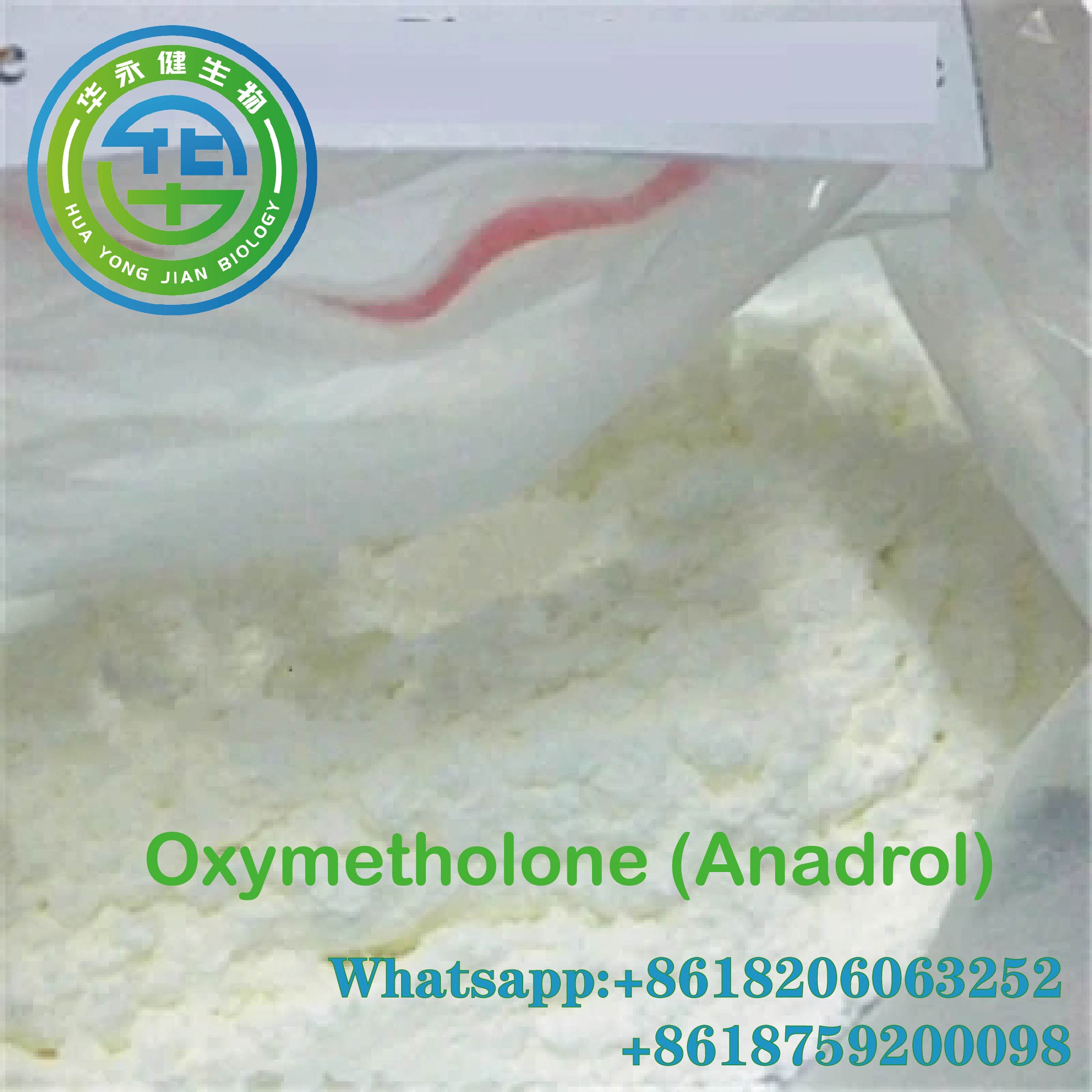 Muscle Gaining Raw Steroid Powders Oxymetholone Steroid Powder Source Anadrol CAS 434-07-1 