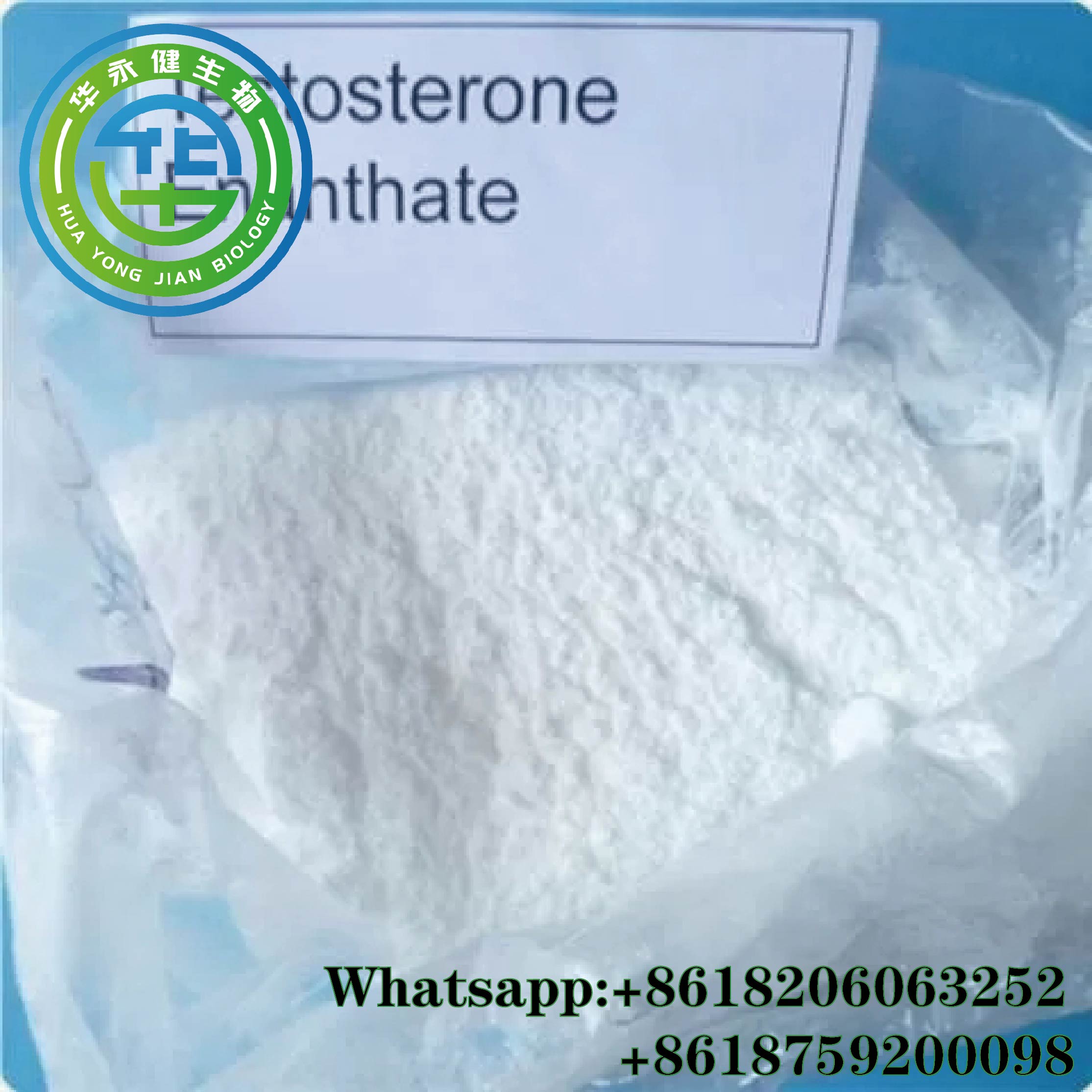 High Quality White Testosterone Enanthate/Test E Raw Powder For Burning Fat and Gaining Strength