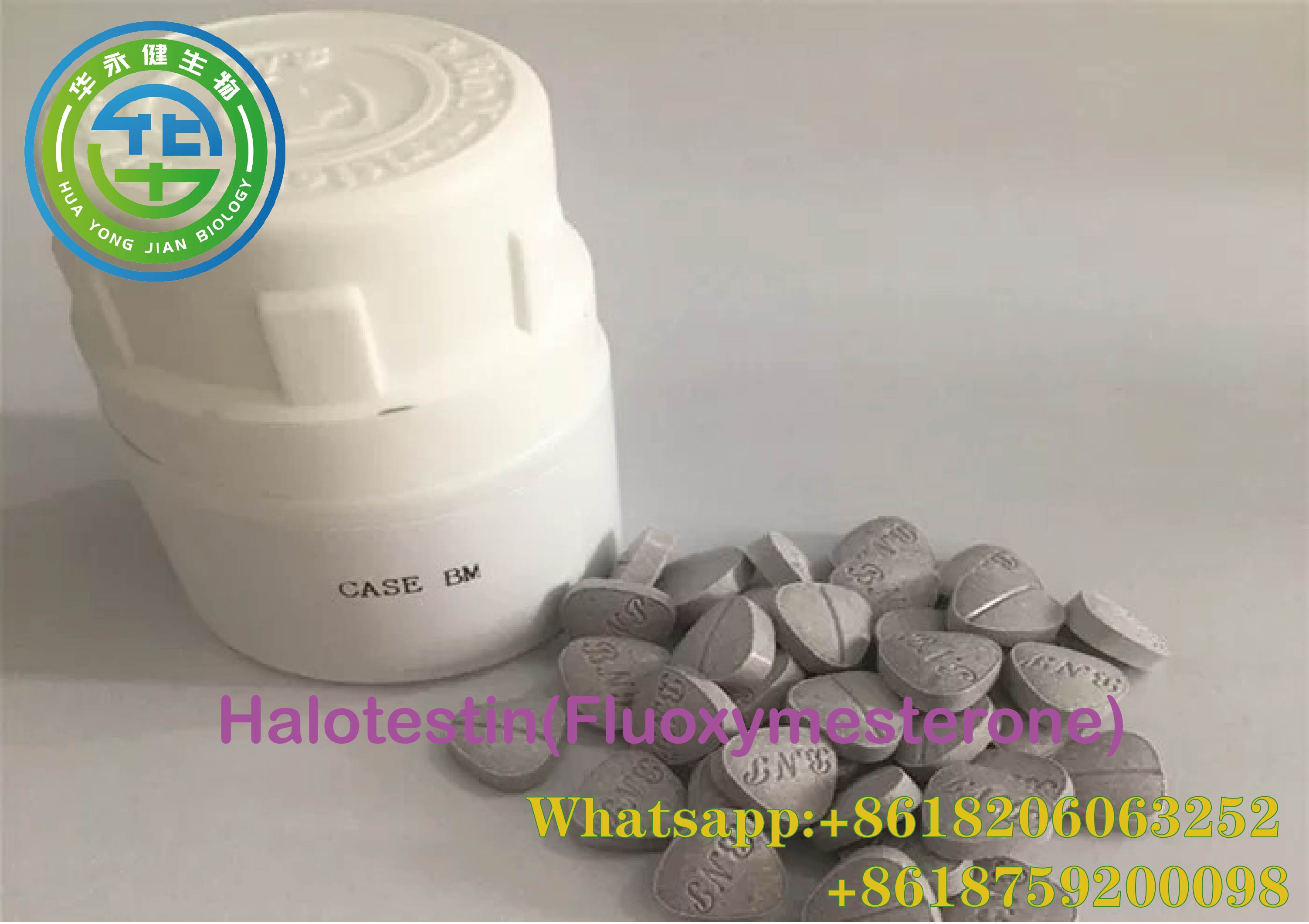  Halotestin 100Pic/bottle Cancer Treatment Anti Estrogen Steroids Pills Fluoxymesterone 10mg  CAS 54965-24-1