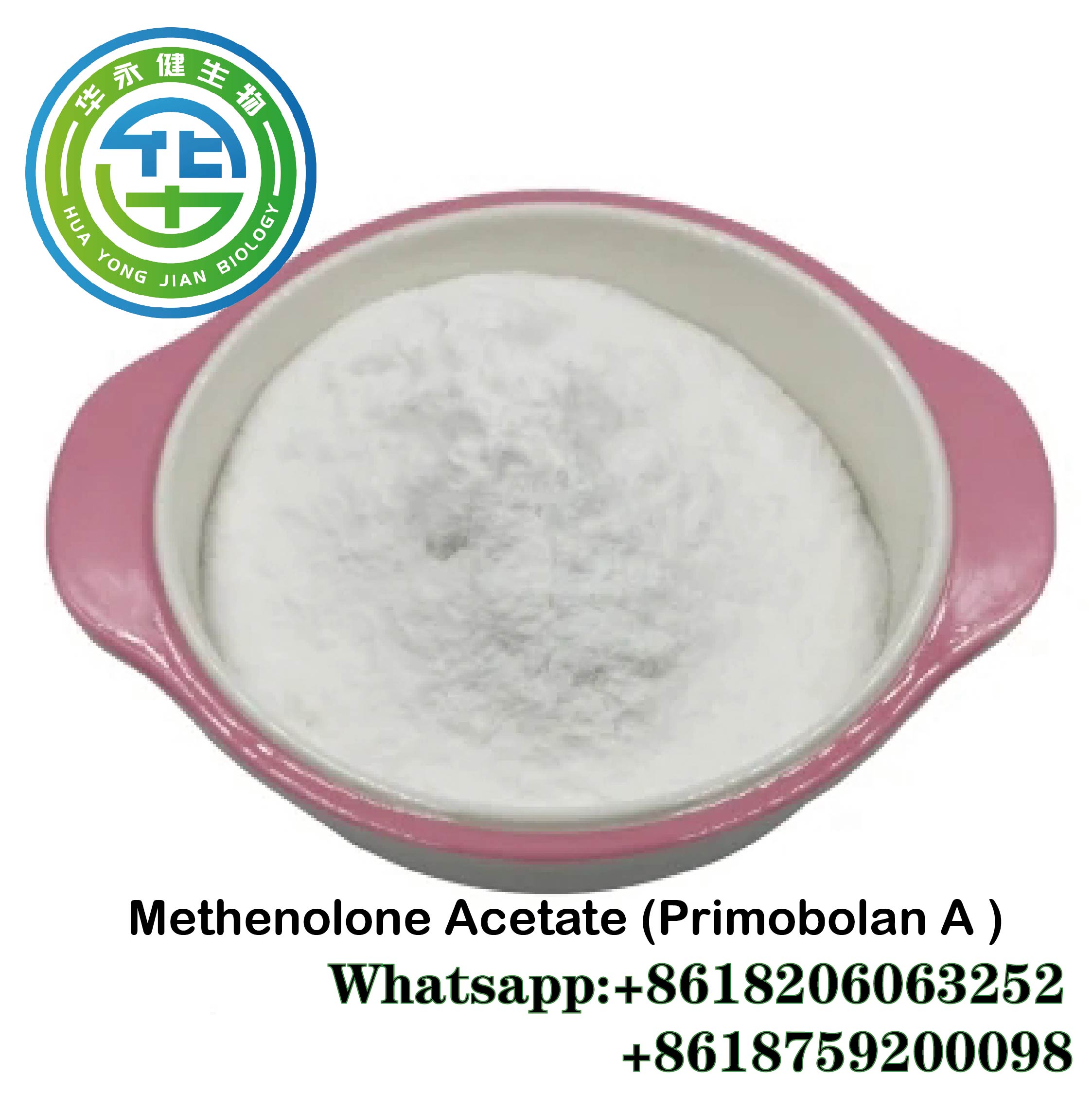 Anabolic Raw Chemical Methenolone Acetate Steroid Powder Hormone Primobolan A Steroids for Bodybuilding Human Growth CasNO.434-05-9