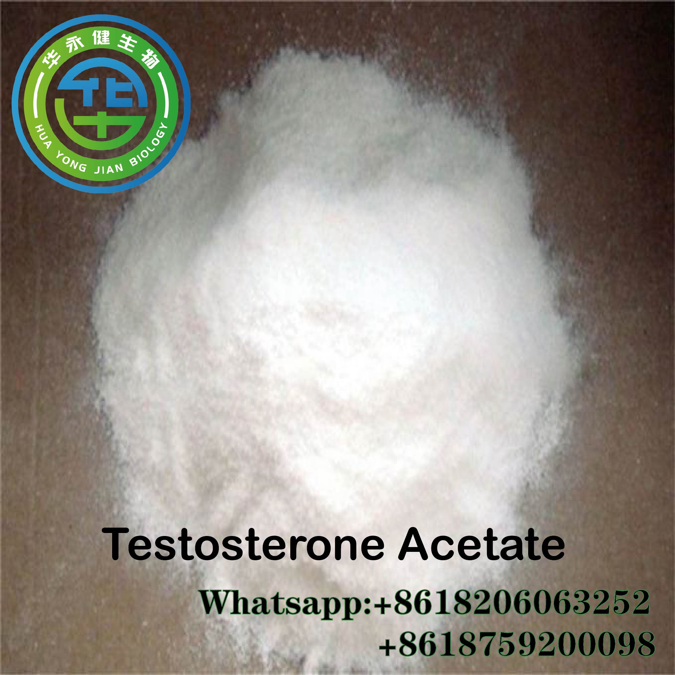 Test A Muscle Building Test Ace White Testosterone Steroid Hormone Testosterone Acetate Raw Hormone Powder CasNO.1045-69-8