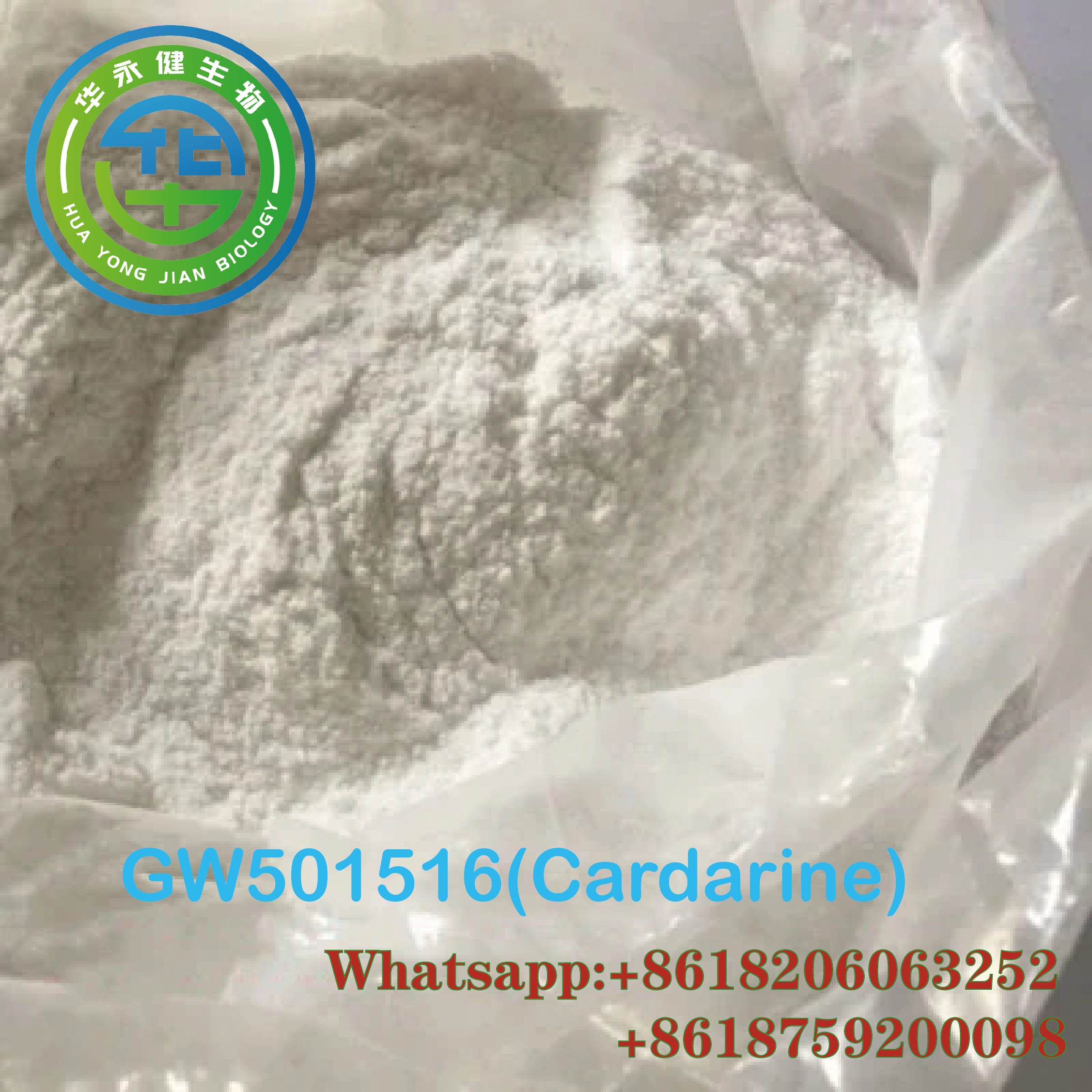 GW501516 Factory Supply 99% Purity Sarms Powder Cardarine Fitness Supplements CasNO.317318-70-0