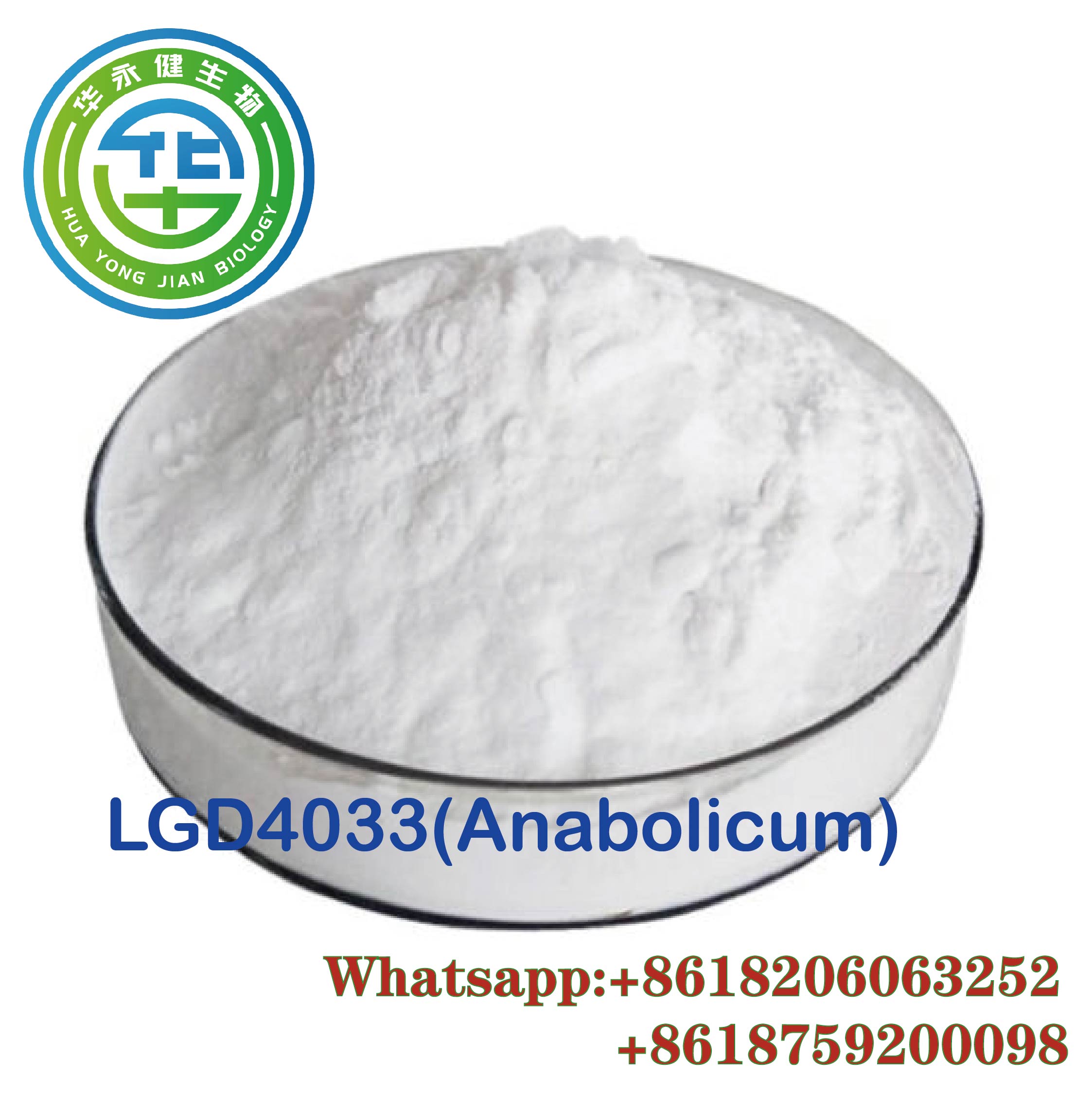 99 % Pure Sarms  Bodybuilding Supplements Ligandrol LGD-4033 For Muscle Gaining CAS: 1165910-22-4 