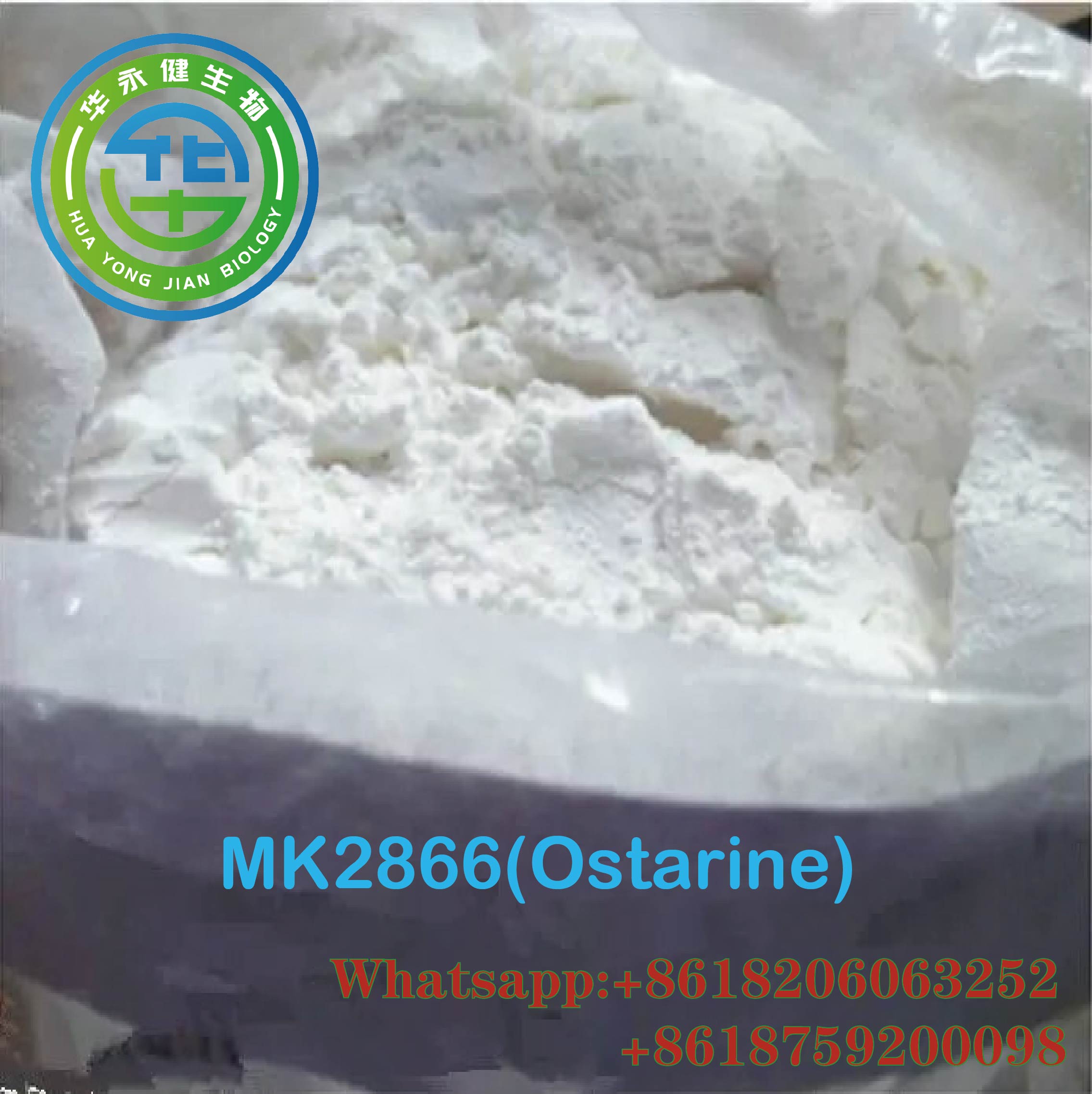 99.8% Customized Mk-2866/Ostarine Sarms for Solution Adiposity Treatment 