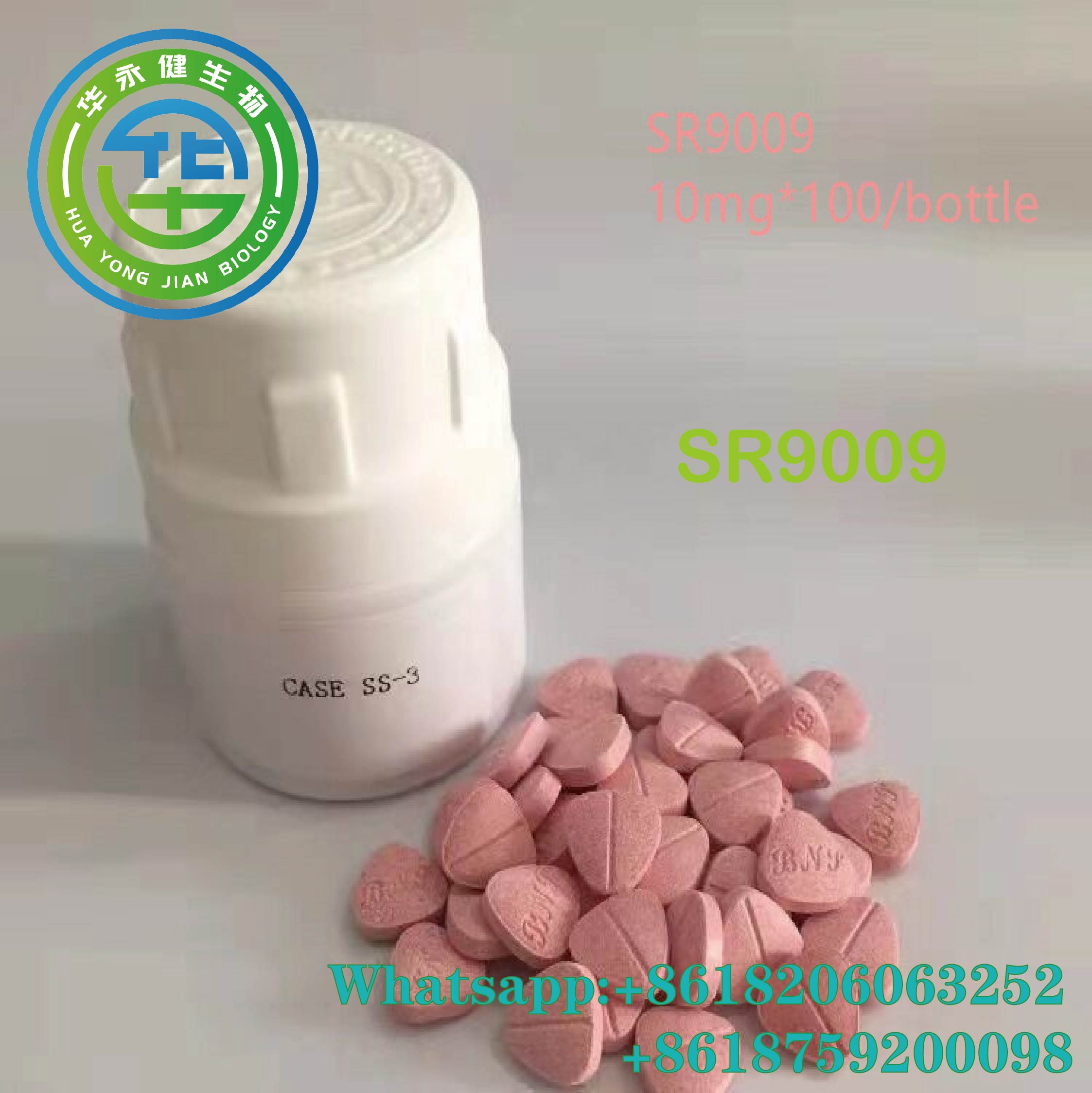 Fat Loss SR9009 10mg*100pcs/bottle SARMs Raw Powder Stenabolic CAS 1379686-30-2