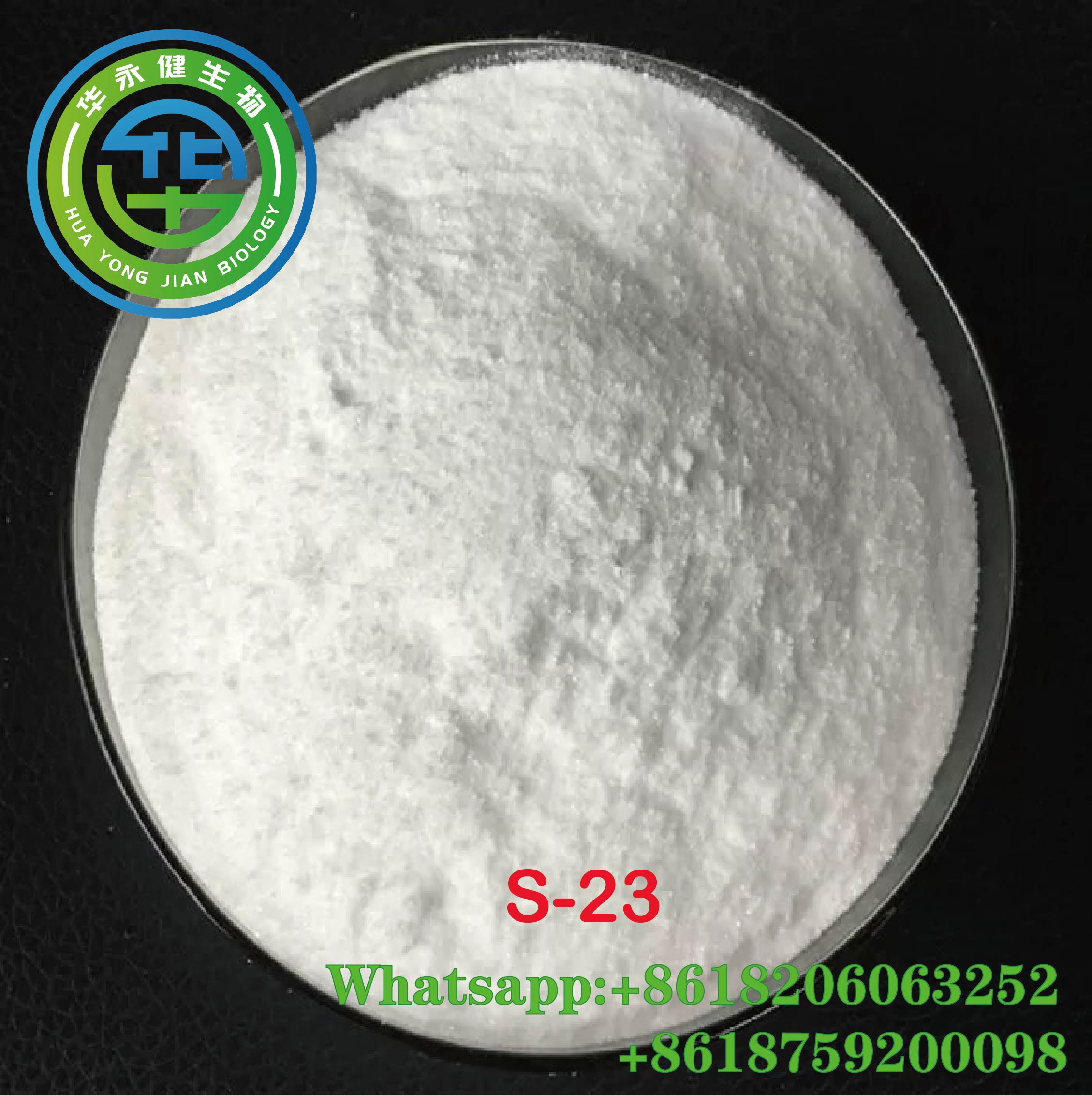 High Purity S-23 Sarms Steroids Powder for Fat Burning Cutting Cycle Weight Loss 