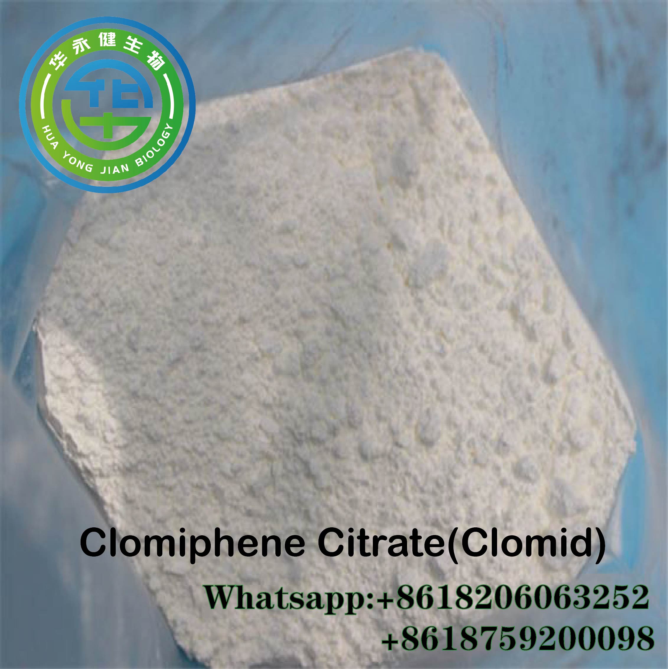 Clomiphine Citrate CasNO. 50-41-9 Anti Aging Muscle Gain Steroids White Crystalline Clomid Powder