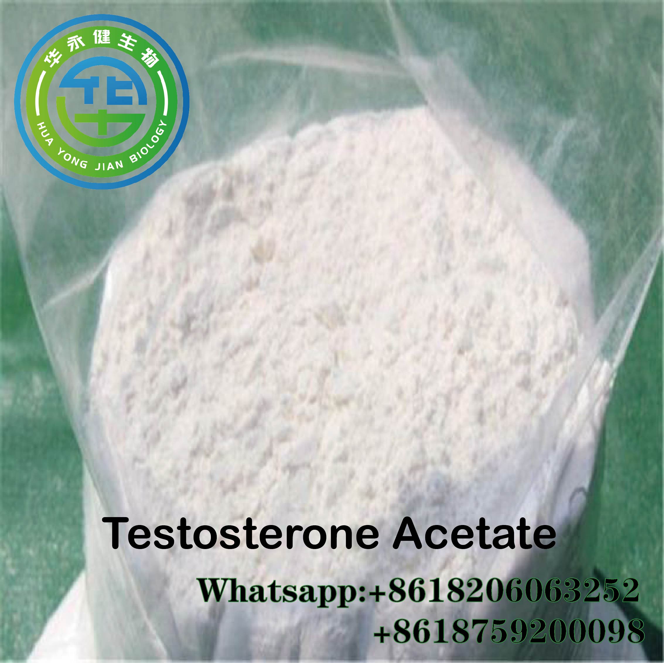 Bodybuilding with Testosterone Acetate for Muscle Growth Steroids Test A Raw Powder CasNO.1045-69-8