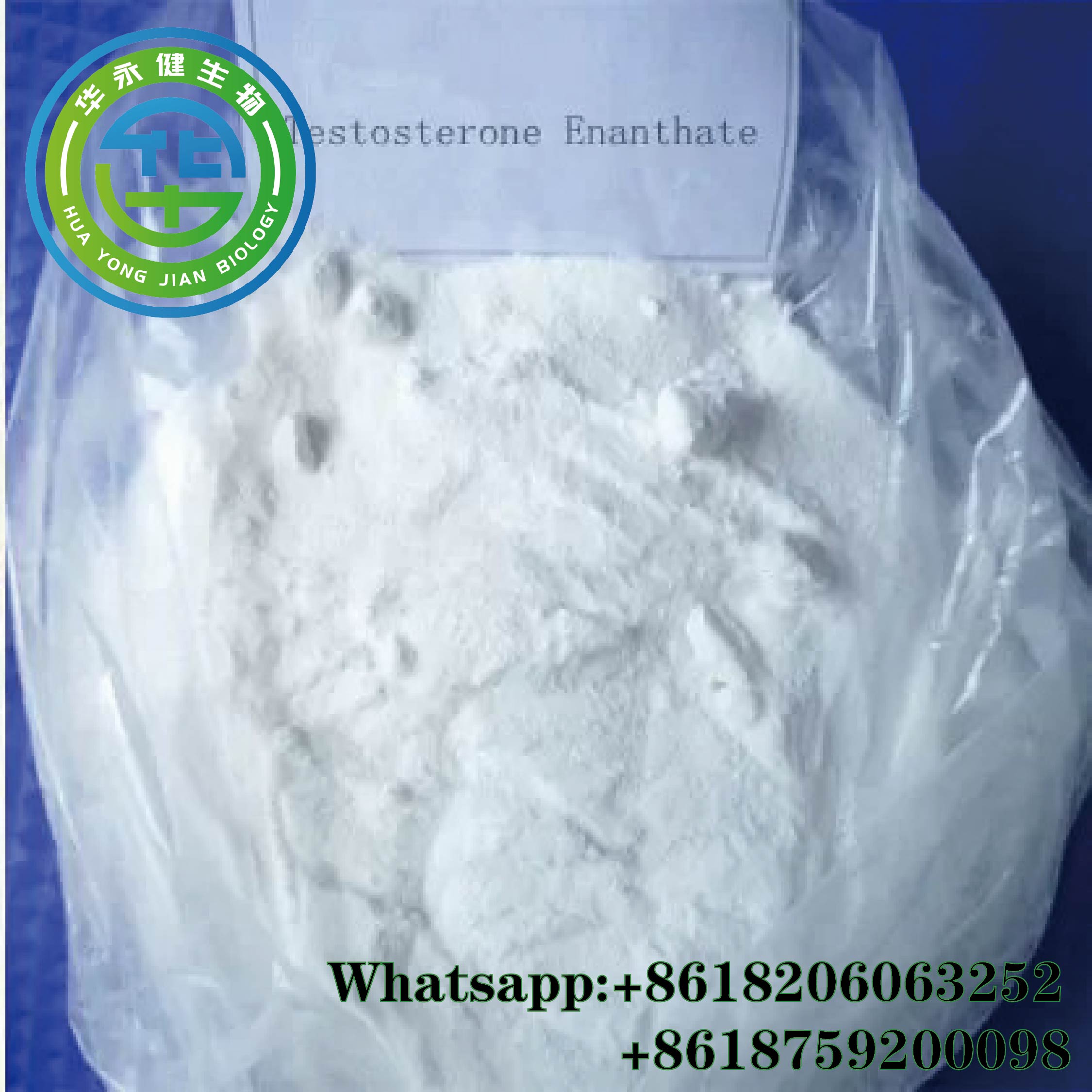 White Powder CAS: 315-37-7  for Building Muscle Burning Fat and Gaining Strength Testosterone Enanthate