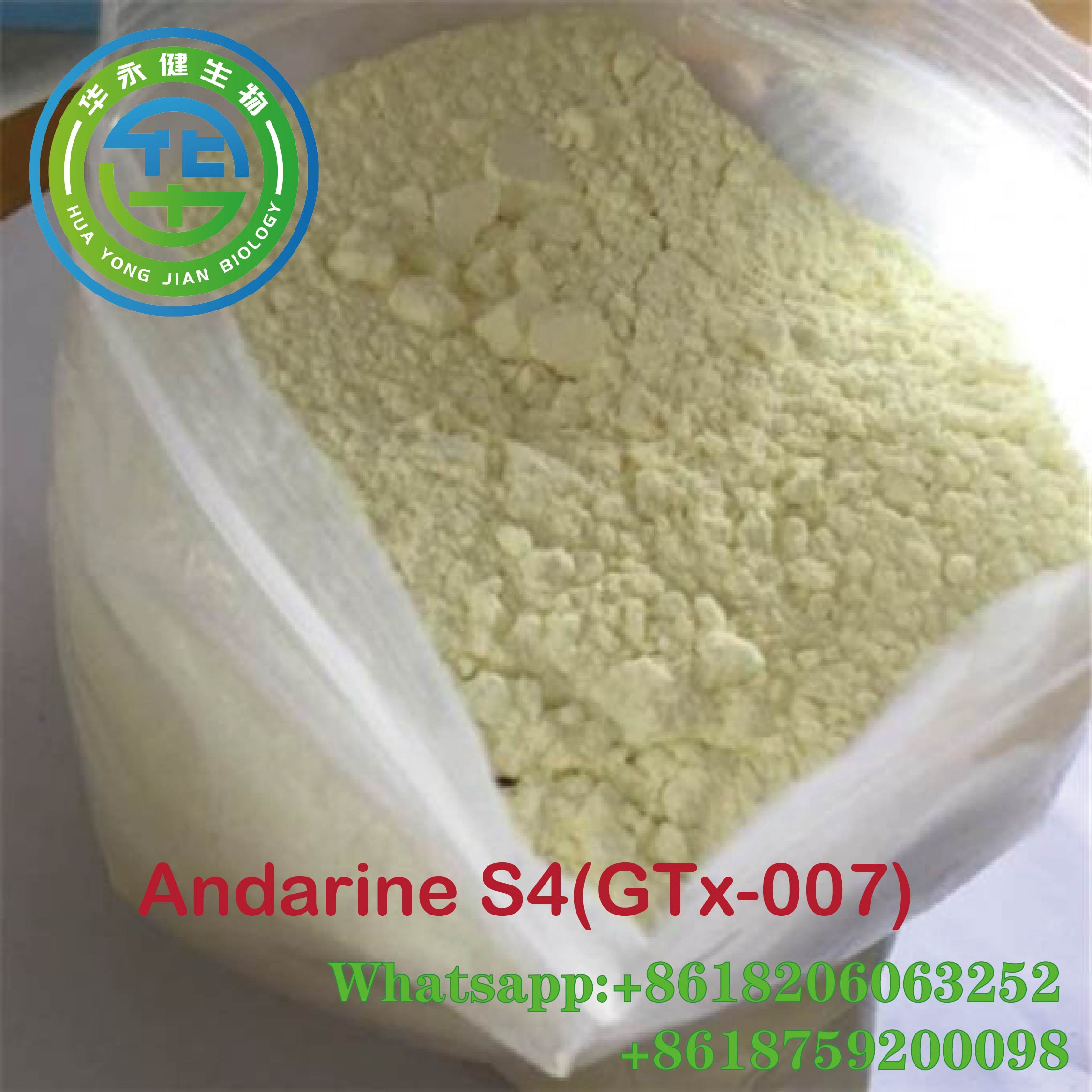 Safe Delivery CAS: 401900-40-1 Bodubuilding Andarine S4 Raw Powder 99% Purity 