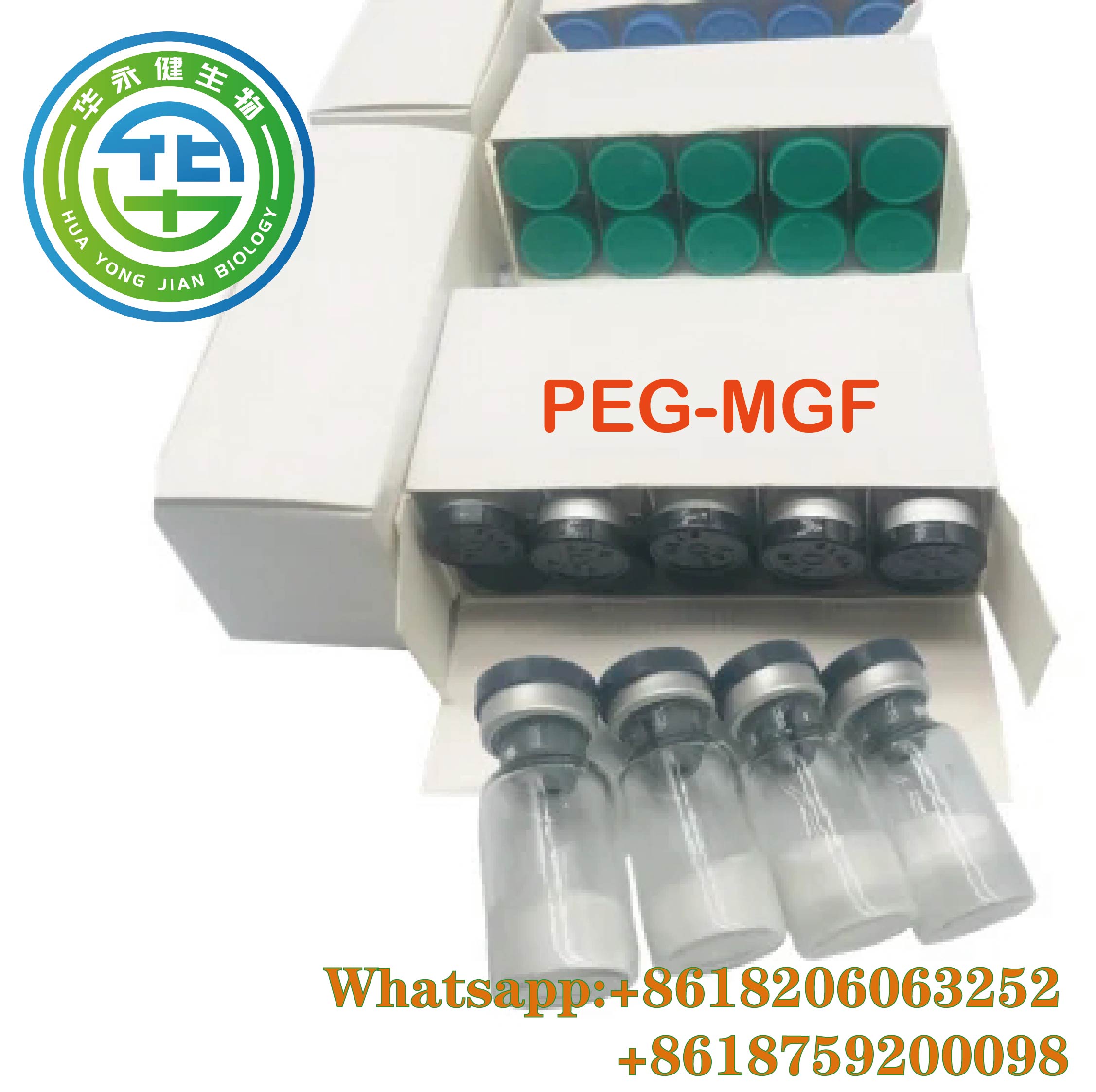 PEG-MGF Steroids Hormone Raw Powder Muscle Building Best Quality Selank Peptides America Shipping Guaranteed