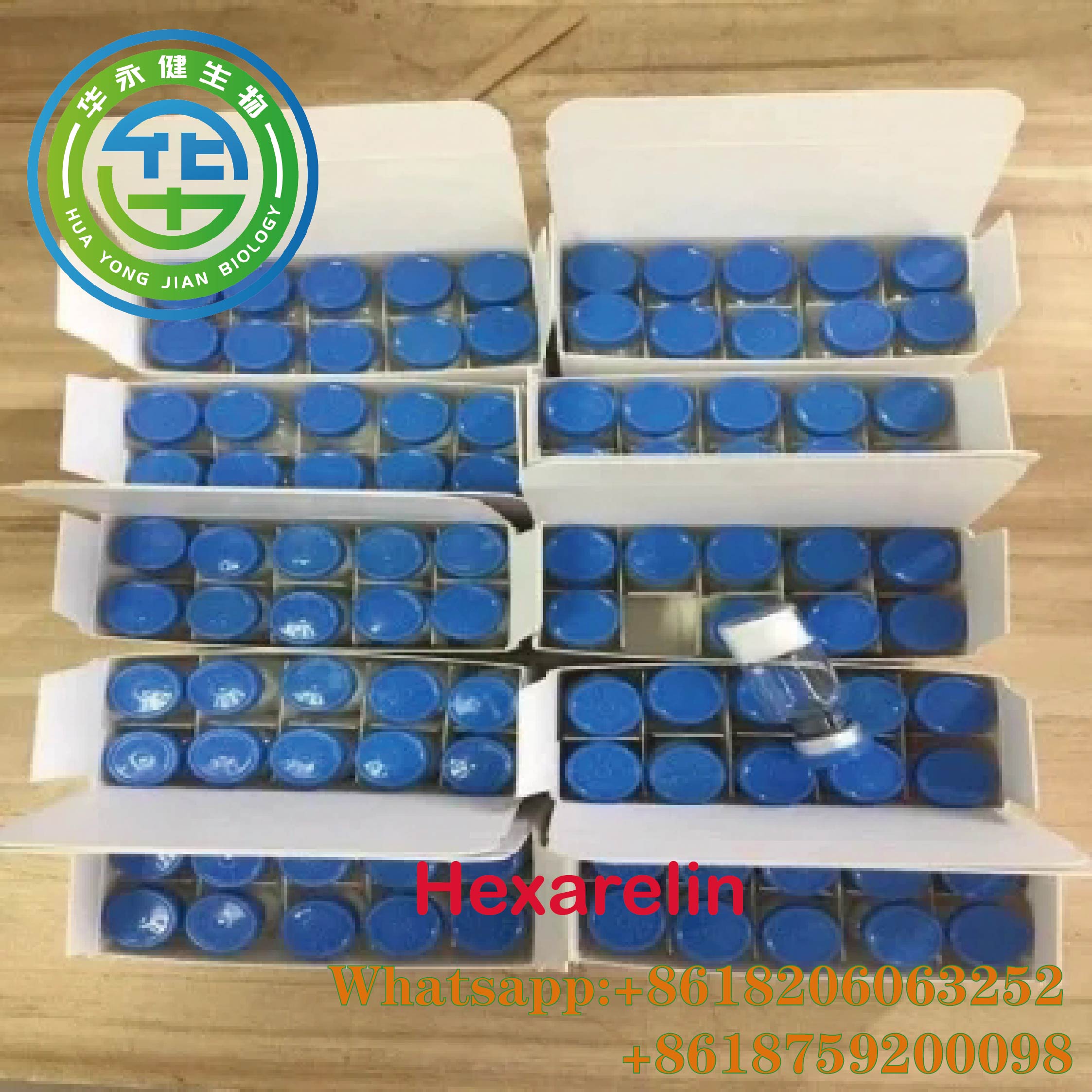 HPLC Hexarelin Muscle Building Peptides Most Effective 98 Percent Purity CasNO.140703-51-1