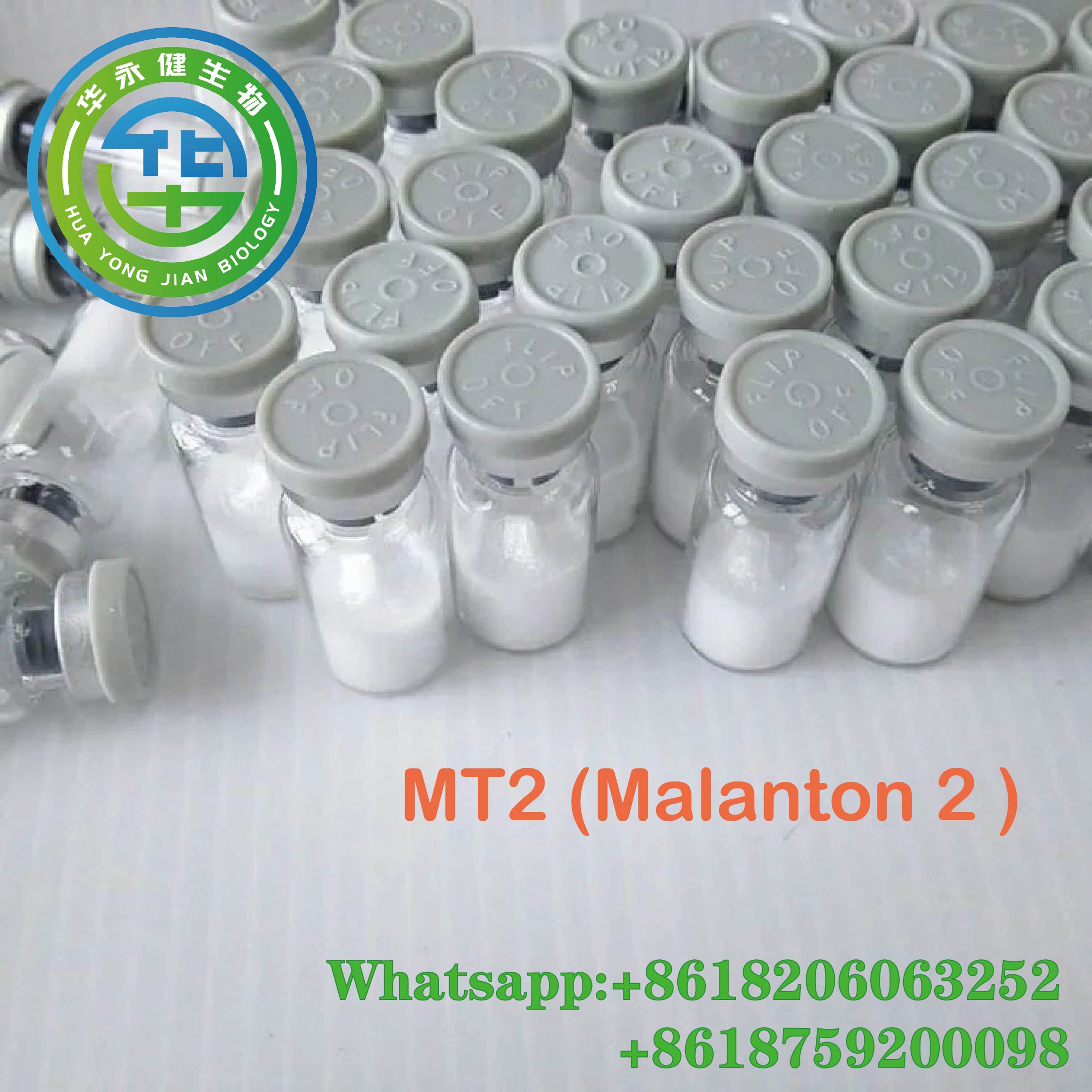 99% High Quality Peptide Hormones Melanotan-II/Malanton 2/MT2  for Muscle Strength CAS 121062-08-6