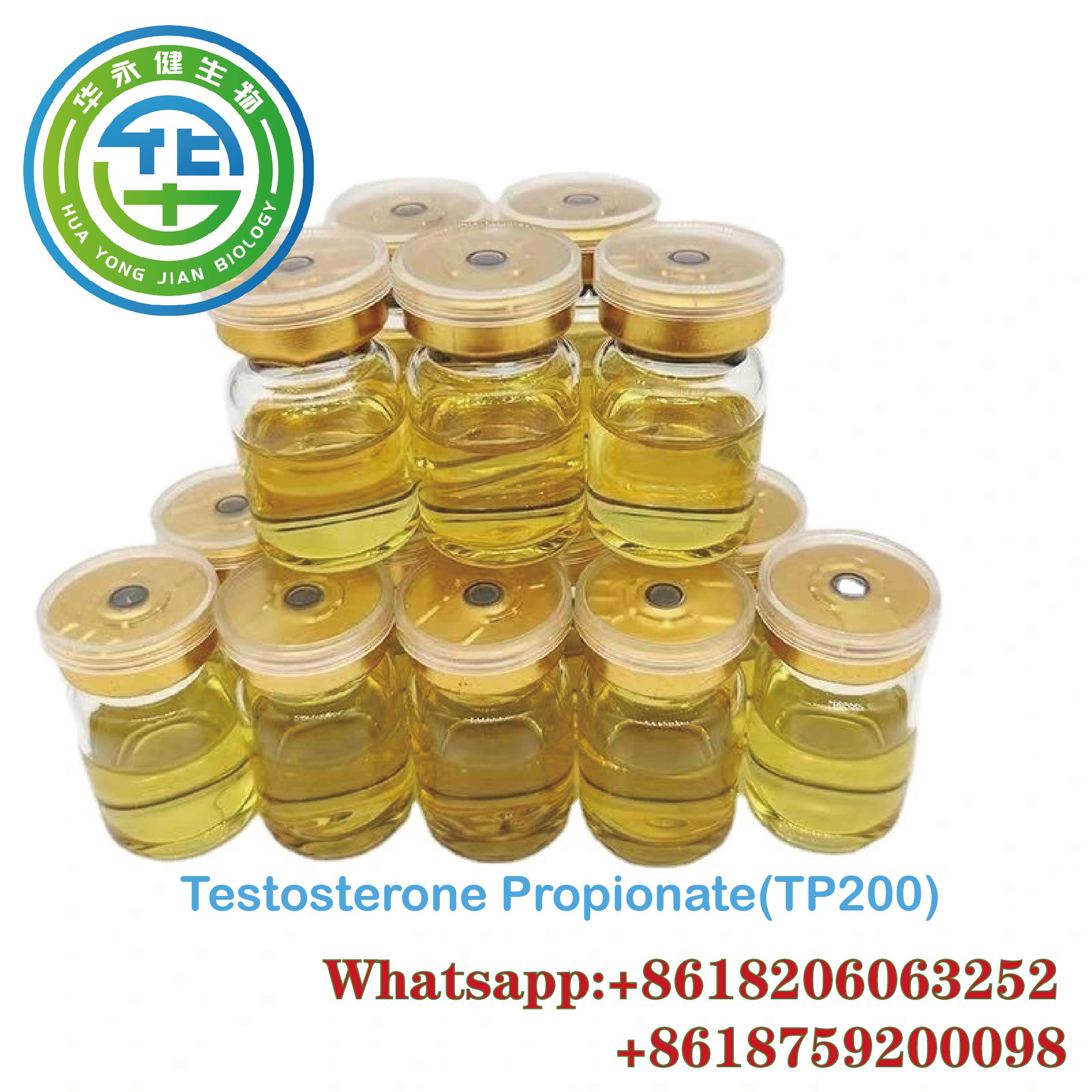 Semi Finished Testosterone Propionate 200  Anabolic Steroids TP 200 mg/ml For Bodybuilding Enhancement