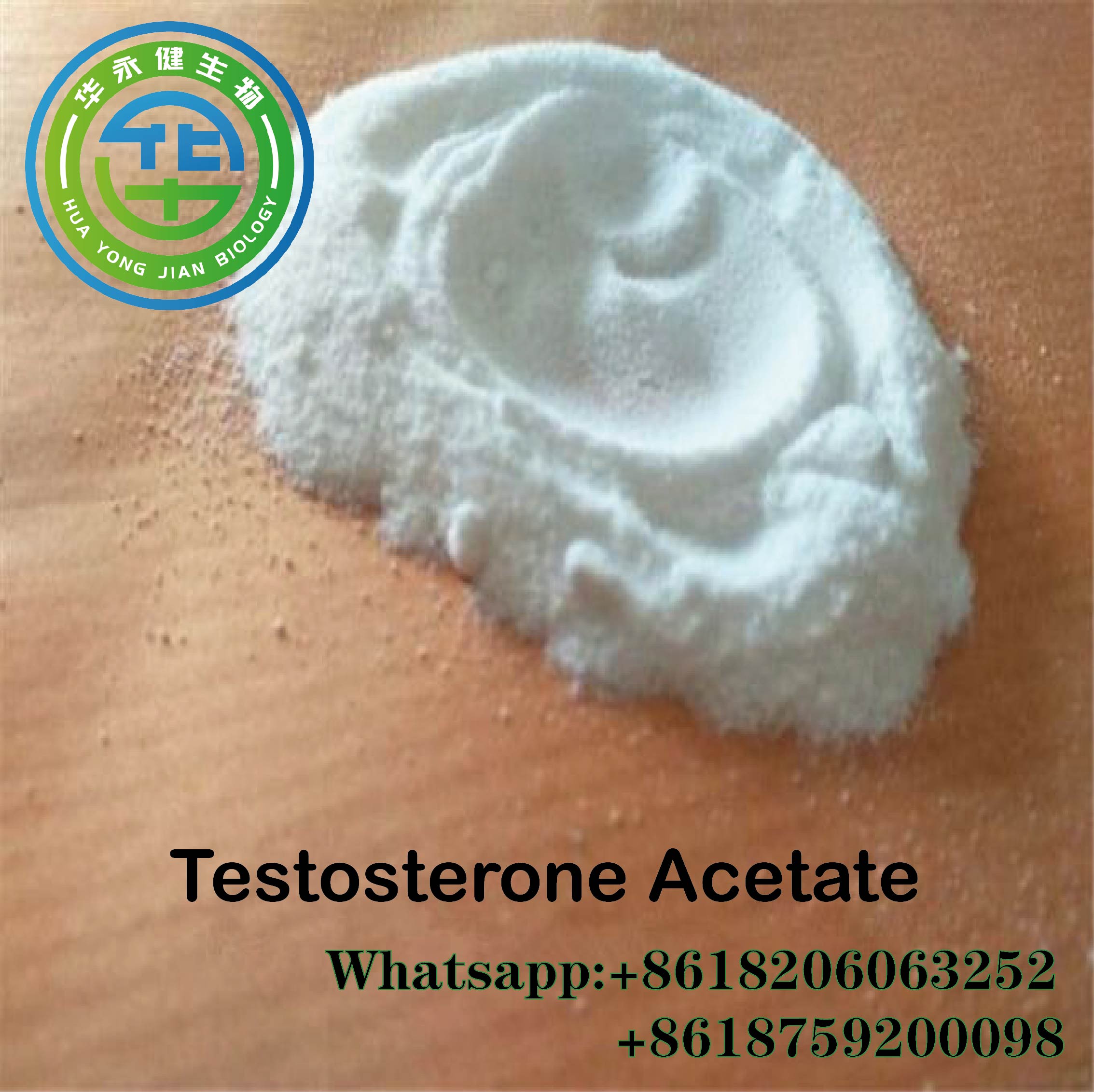 Testosterone Acetate /Test A White Steroid Raw Material Steroid Hormone Powder injection oil 