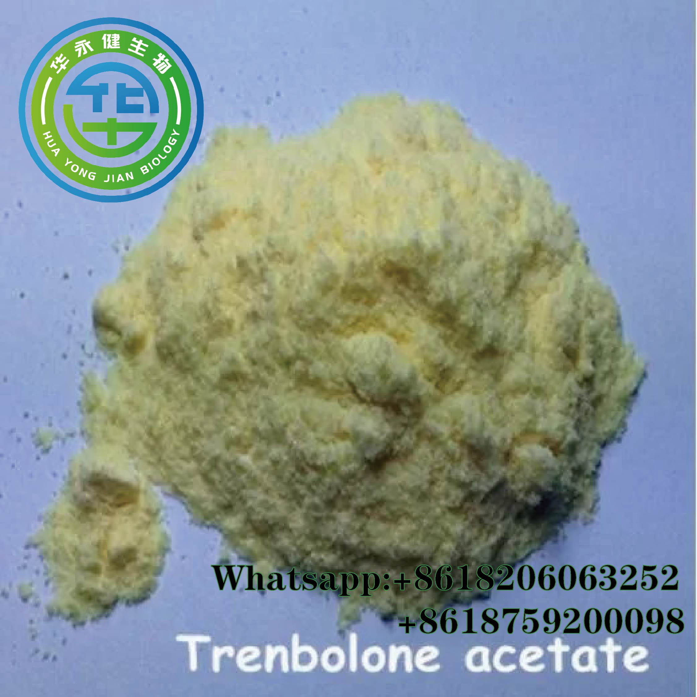 99.9% High Purity Trembolones Acetates Yellow Steroids Raw Powder for Body Building Brazil Safe Shipping Tren Acetate Muscle Strength