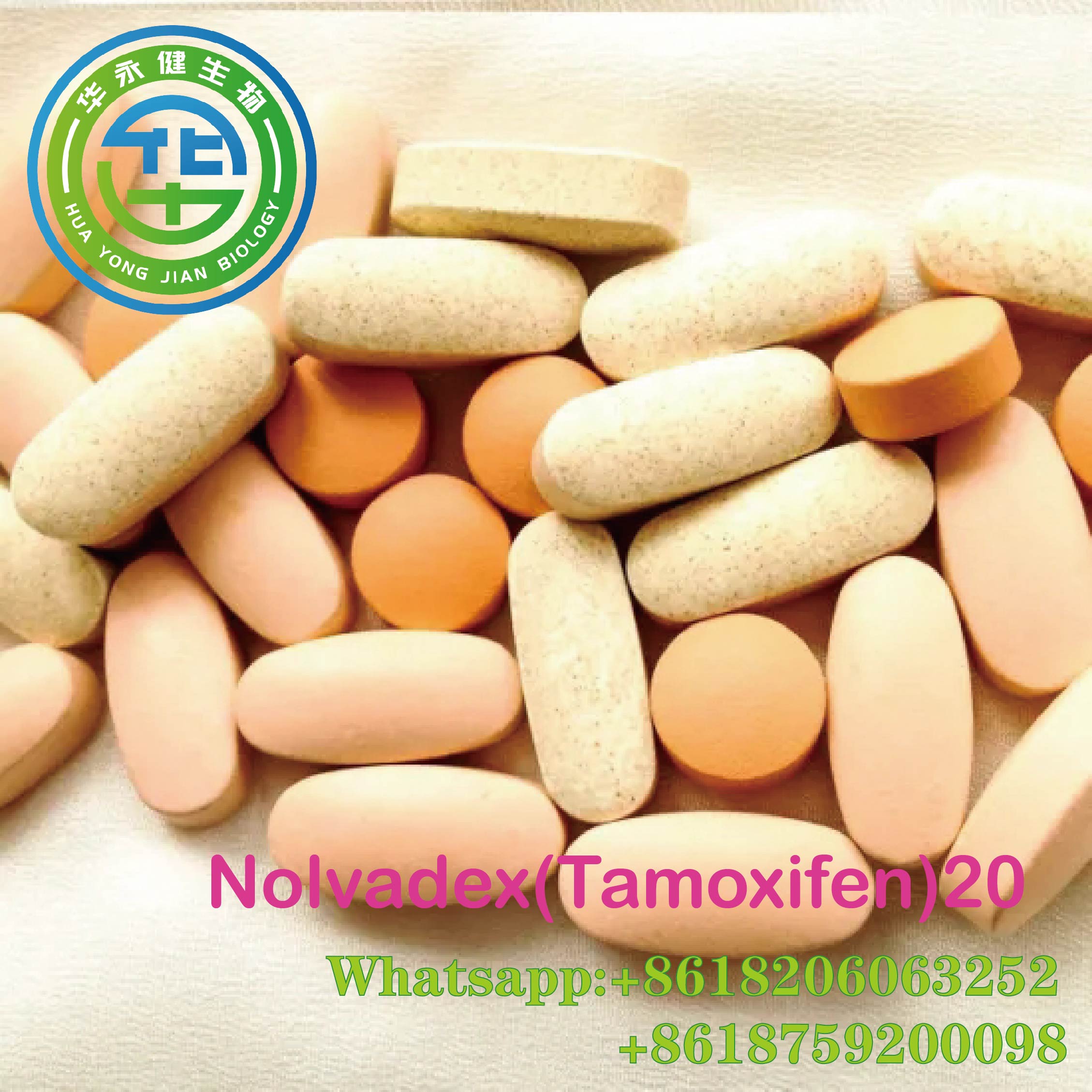 Tamoxifen Citrate 20mg Tablet Nolvadex 20mg*100/bottle Anti Estrogen Supplements 