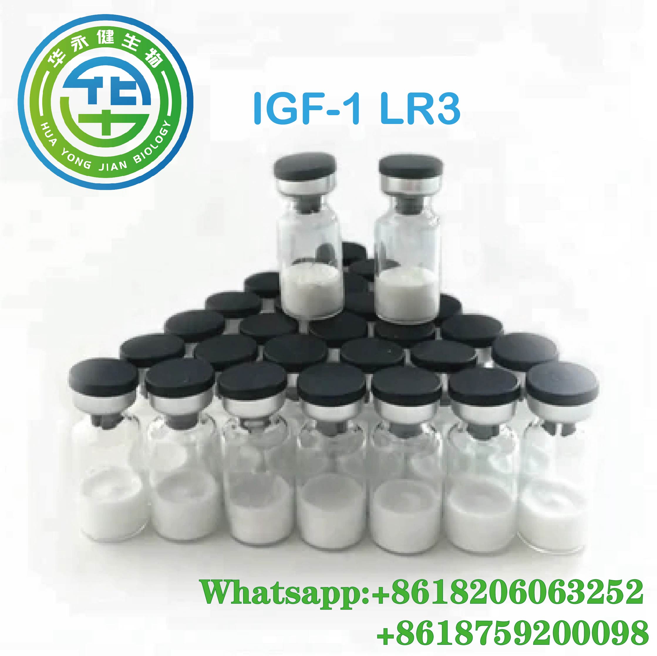 IGF-1 LR3 Human Bodybuilding Anabolic Steroids For Muscle Gaining and Muscle Growth CasNO.946870-92-4 