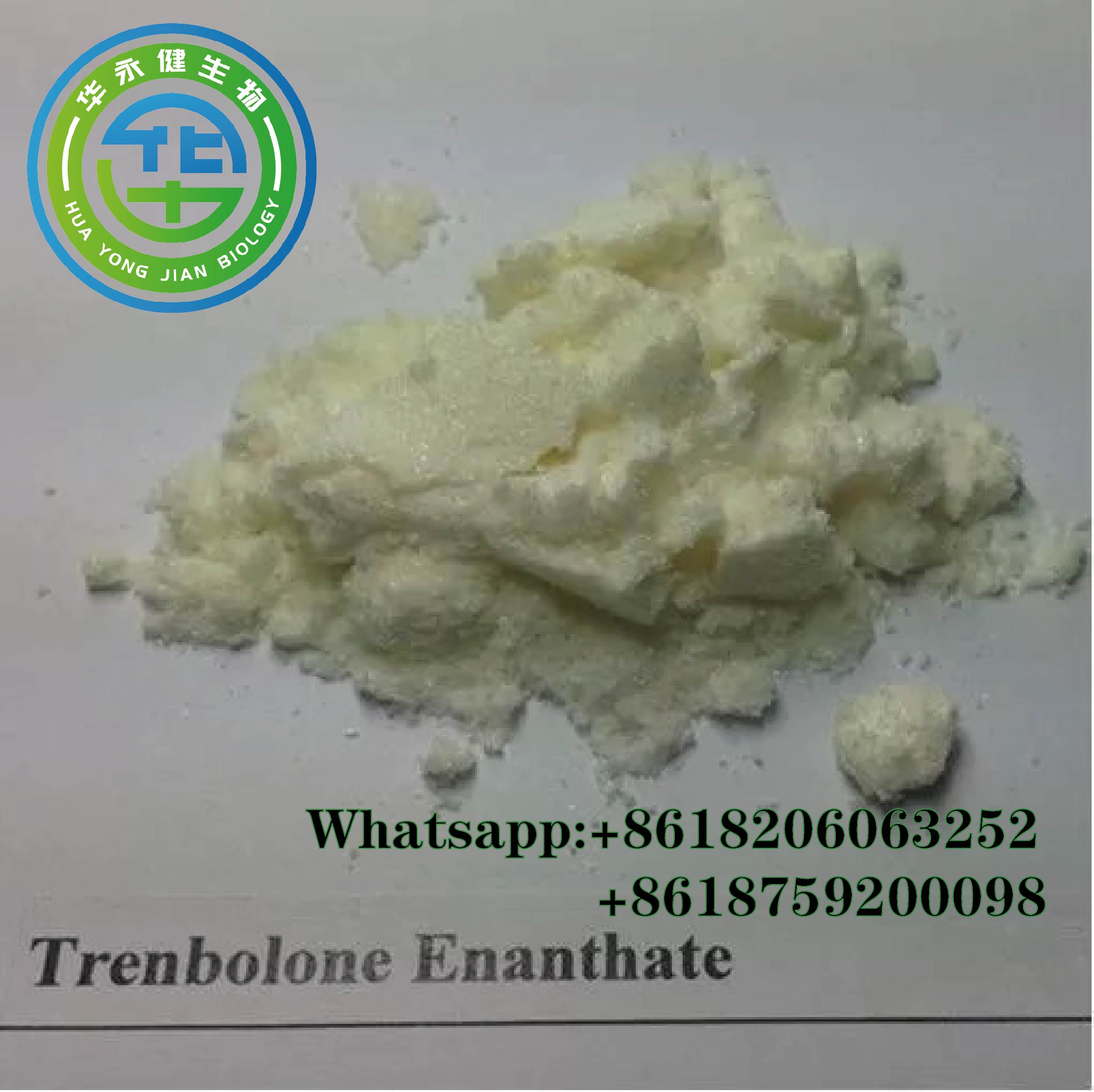 Trenbolone Enanthate /Tren Enan Yellow Synthetic Steroids powder for Muscle Building 