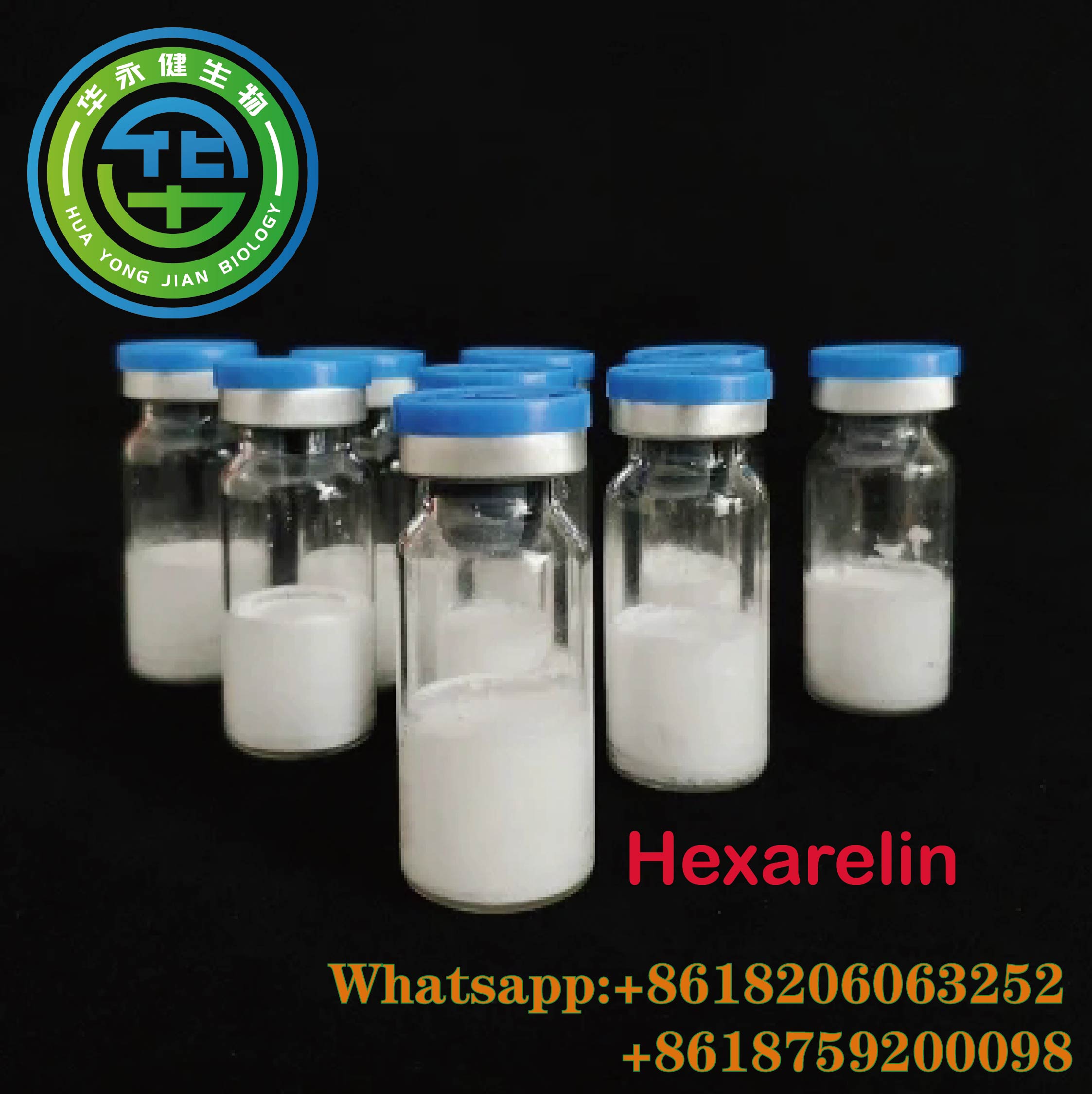 99% Purity Peptides Hexarelin / Hex for Bodybuilding Muscle Growth 
