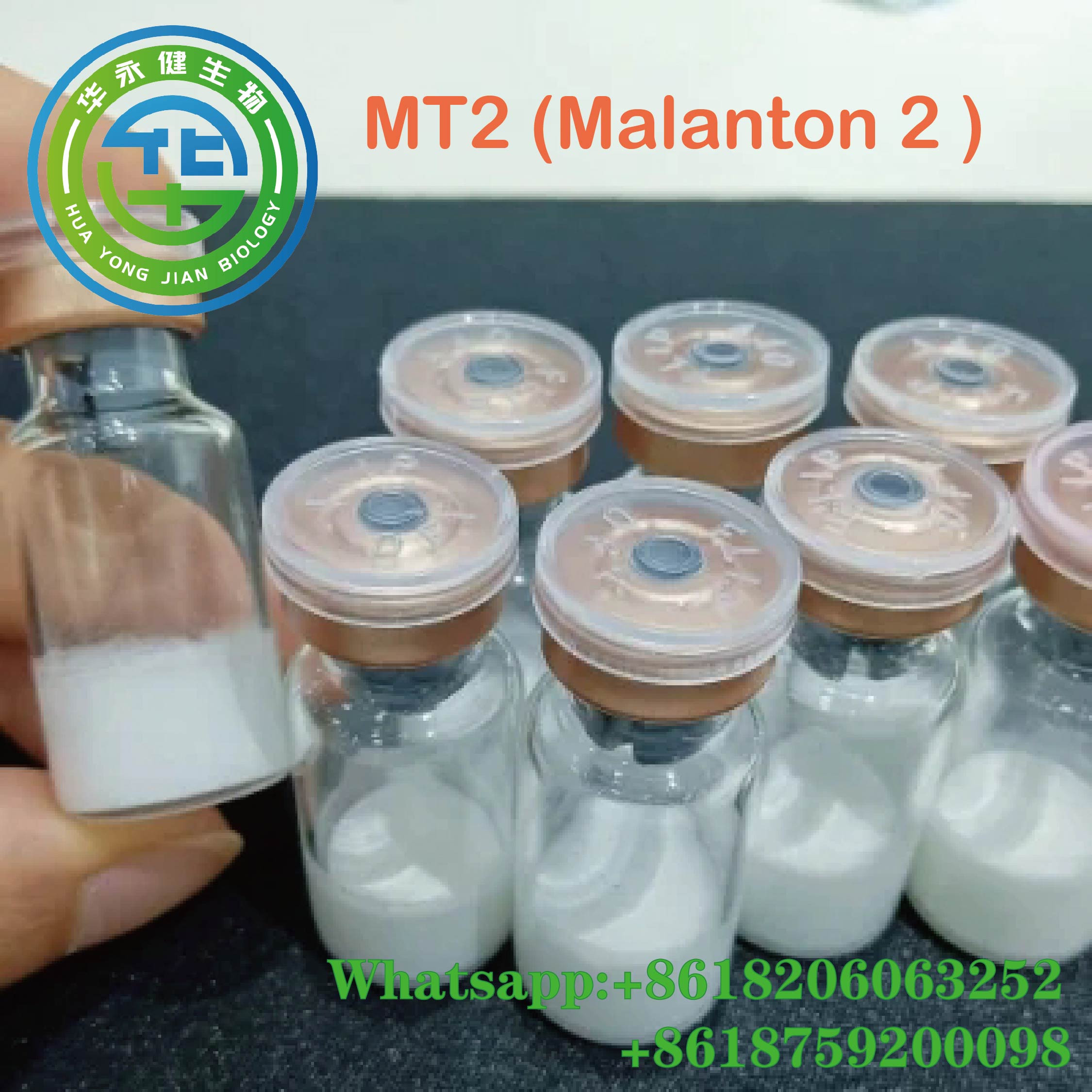  Muscle Building Malanton 2 Peptides White Powder MT2 CAS 121062-08-6