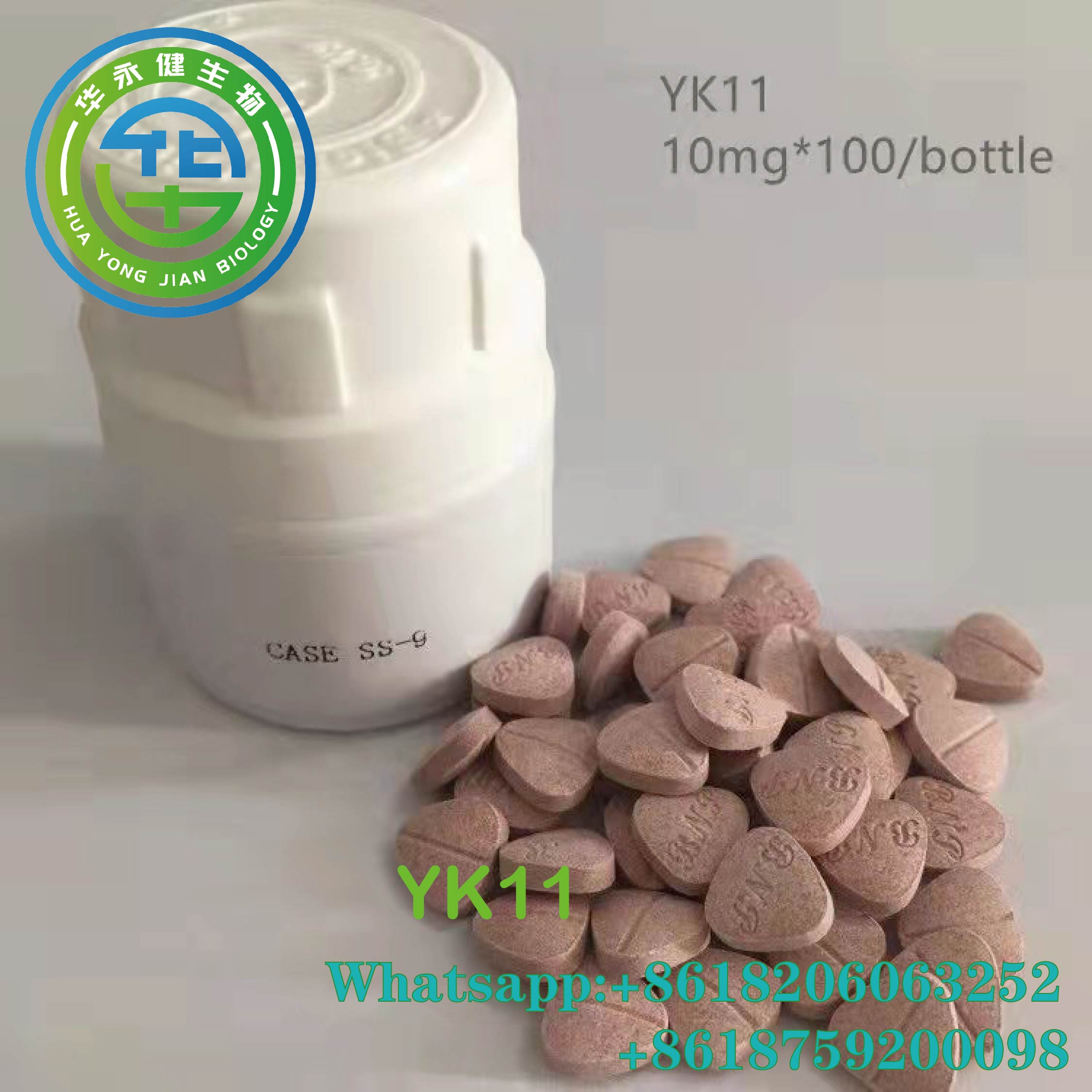 Anabolic Tablets CAS 431579-34-9 Medical YK11 10mg*100pills/bottle SARMs Raw Powder Drugs for Strength Gaining