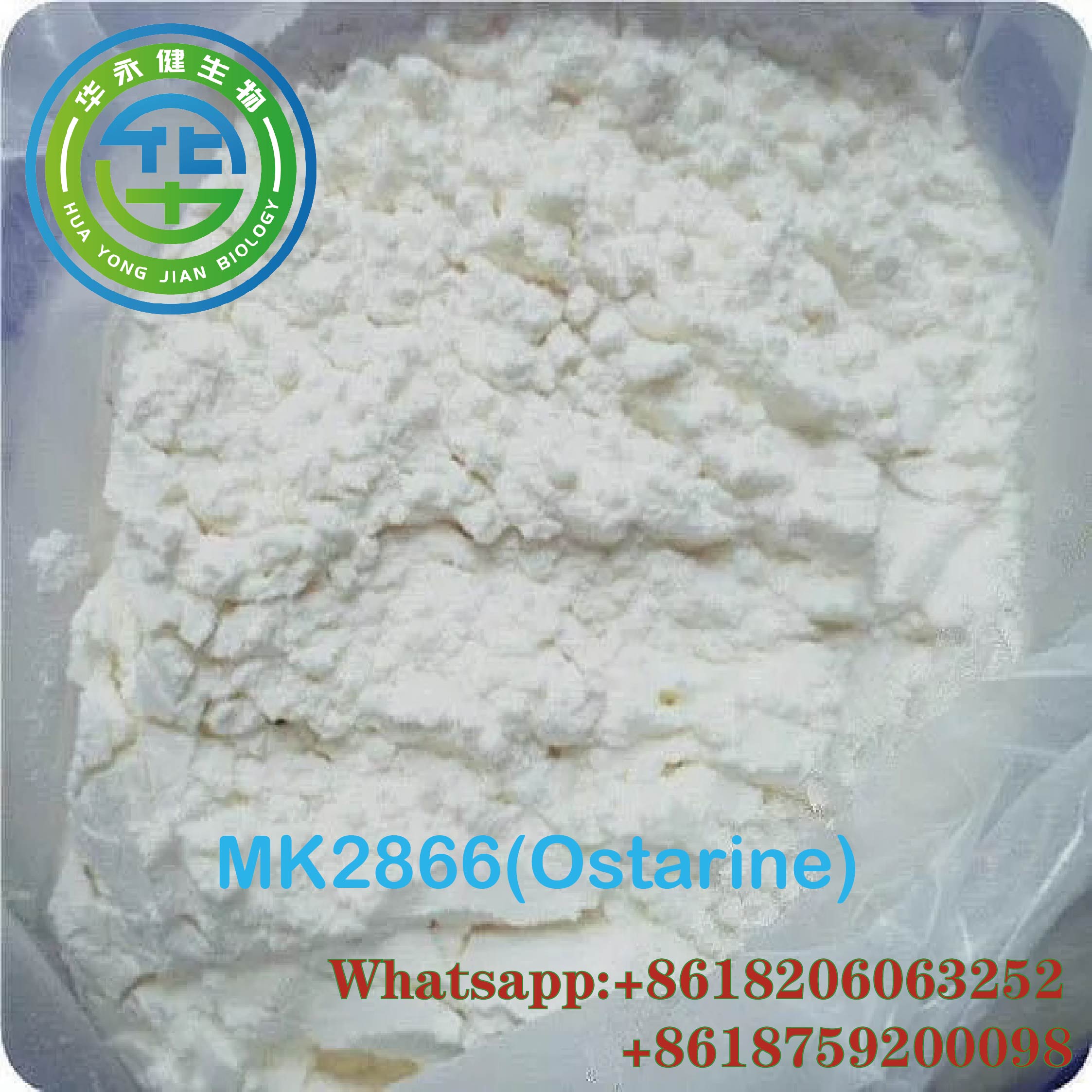 99% Min Purity Mk - 2866/Ostarine Enobosarm SARMs Powders for Muscle Building CasNO.841205-47-8