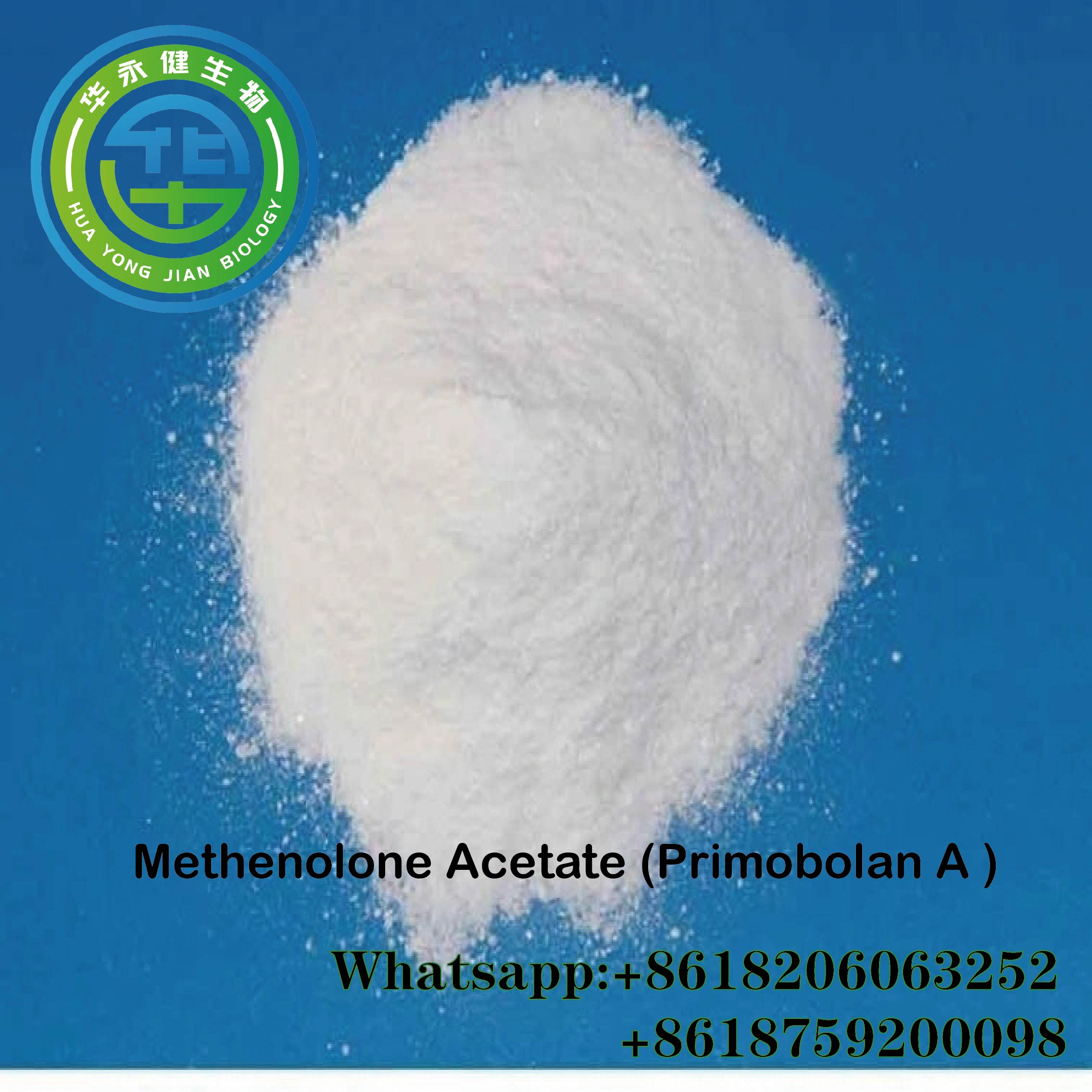  China Best Seller Primobolan Acetate Raw Powder CAS 434-05-9 for Muscle Gain and Bodybuilding with Fast Delivery to USA