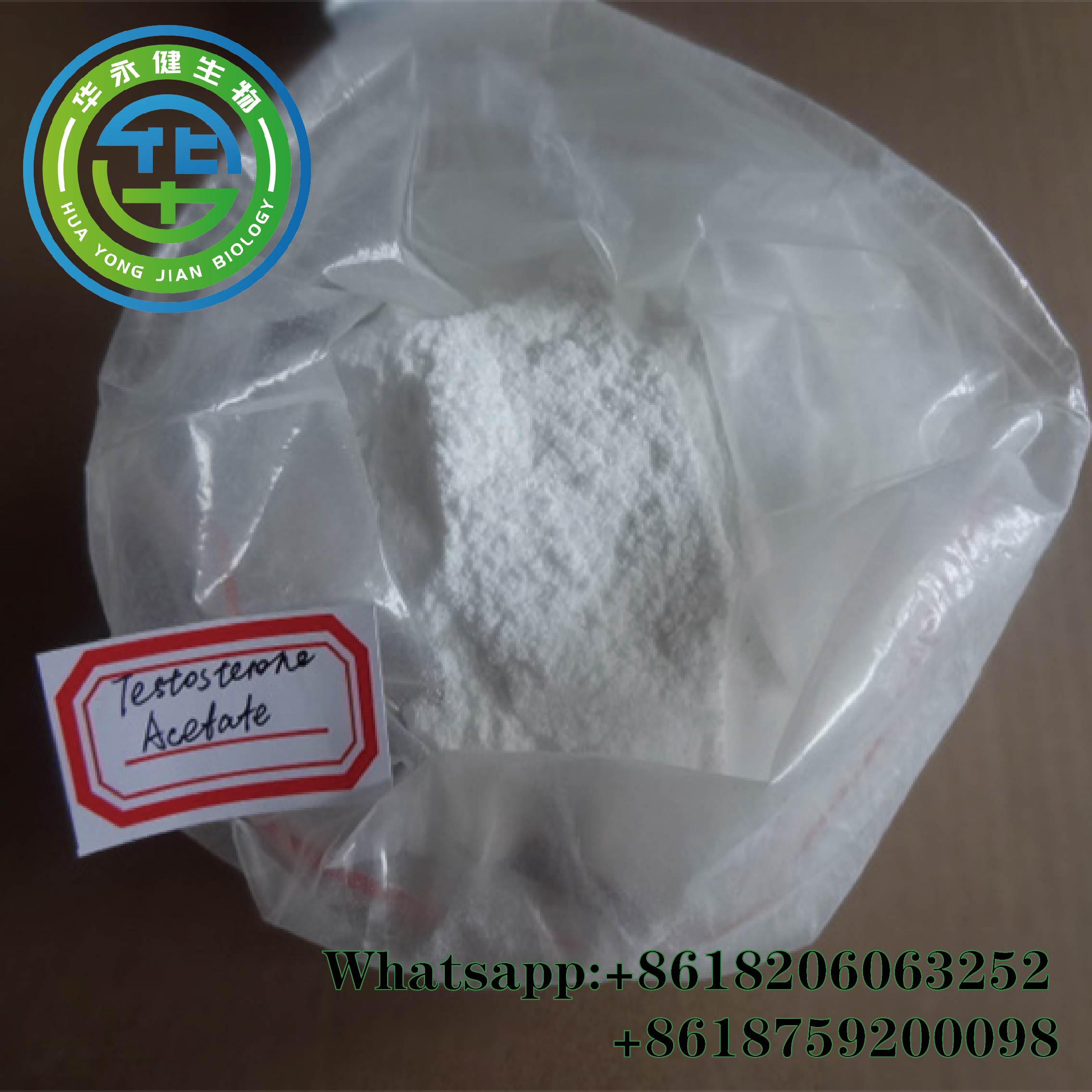 Testosterone Acetate Testosterone Raw Powder Test Ace CAS: 1045-69-8 Short Ester White Solid Appearance