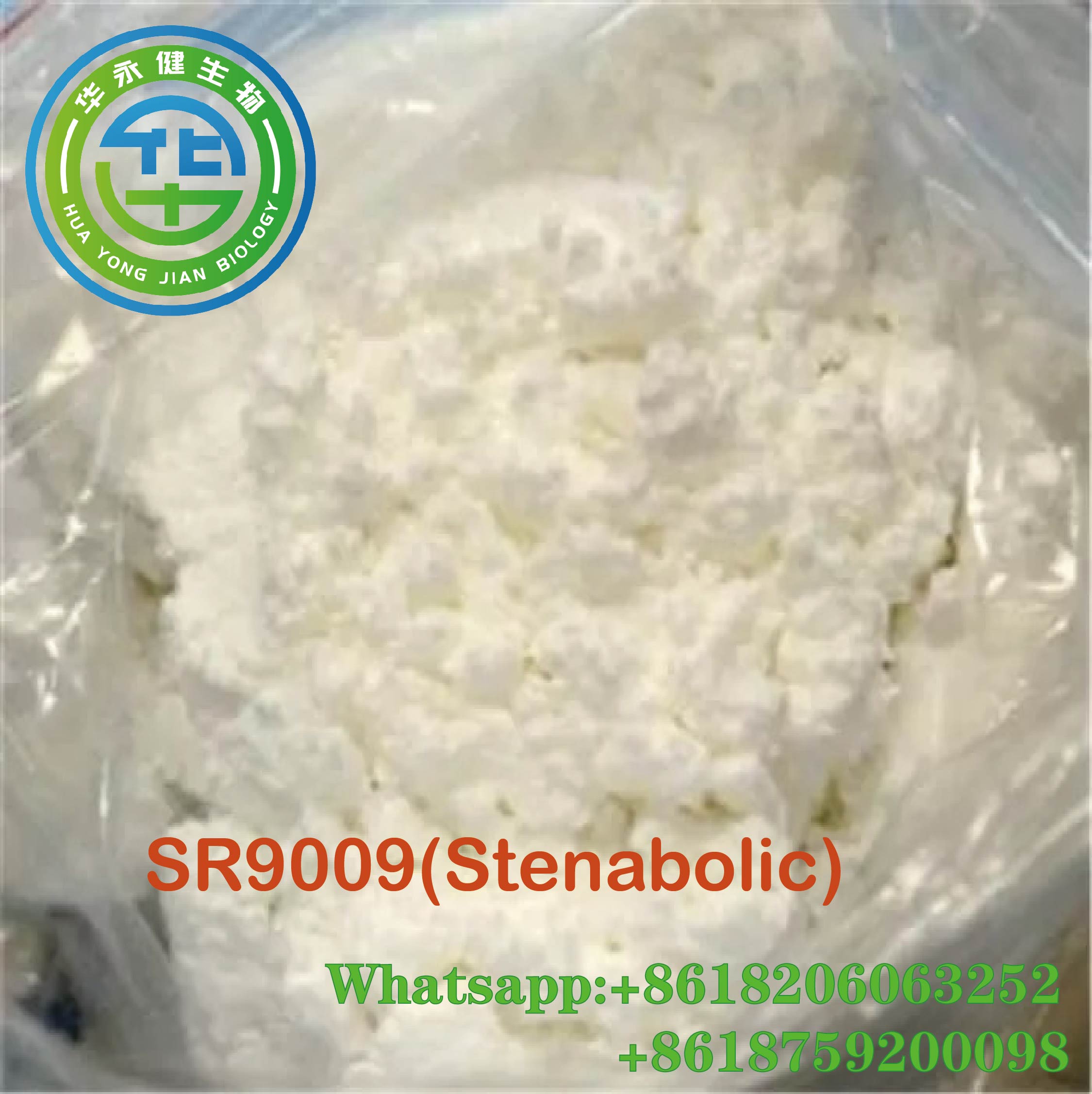 99%+Purity Raw Sarm Powder SR9009 for Fat Burning with 100% Shipping Stenabolic Seroids Hormone Raw Powder