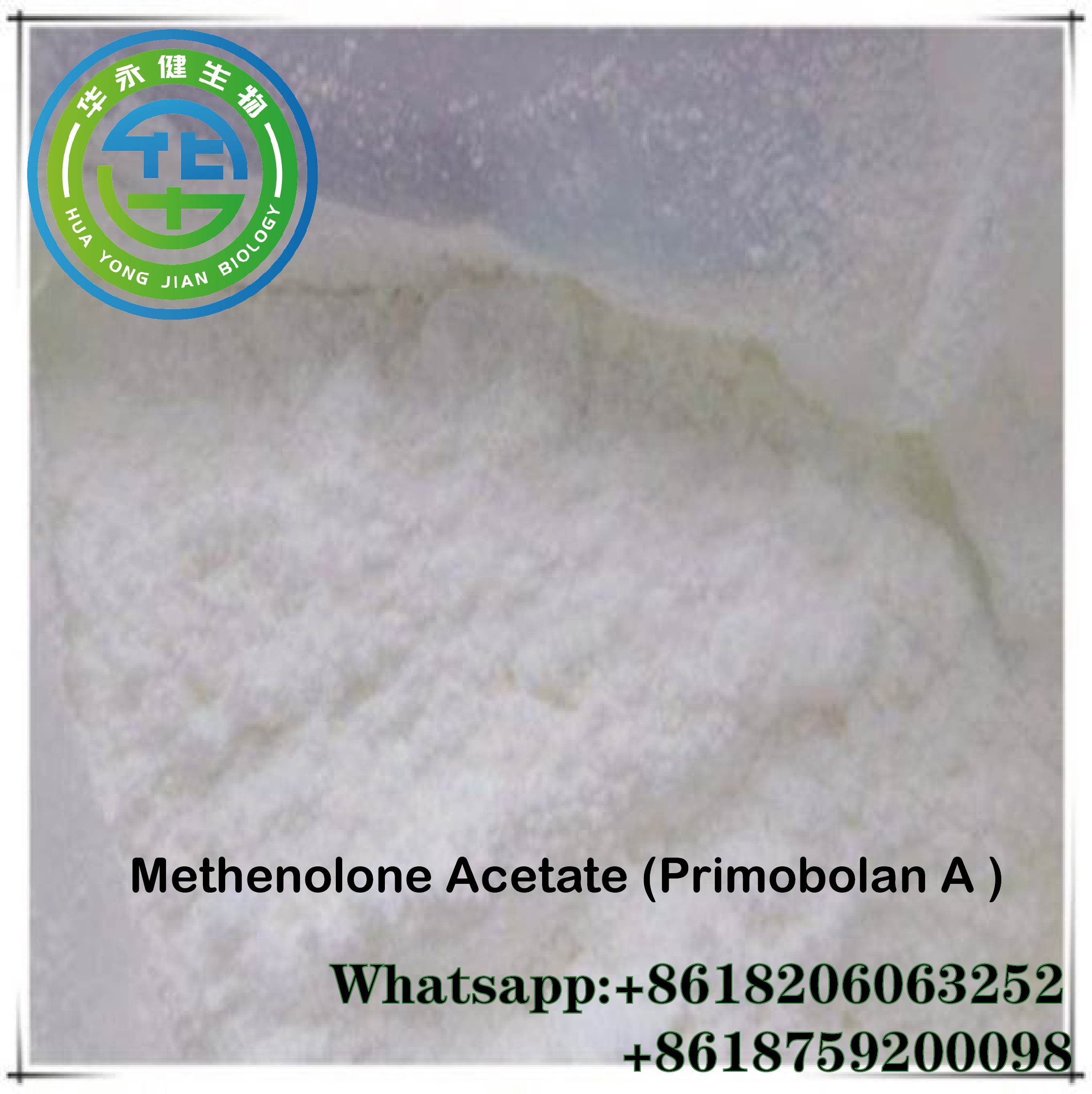 99% Purity White Crystalline Powder Methenolone Acetate/Primobolan Acetate for Muscle Building 