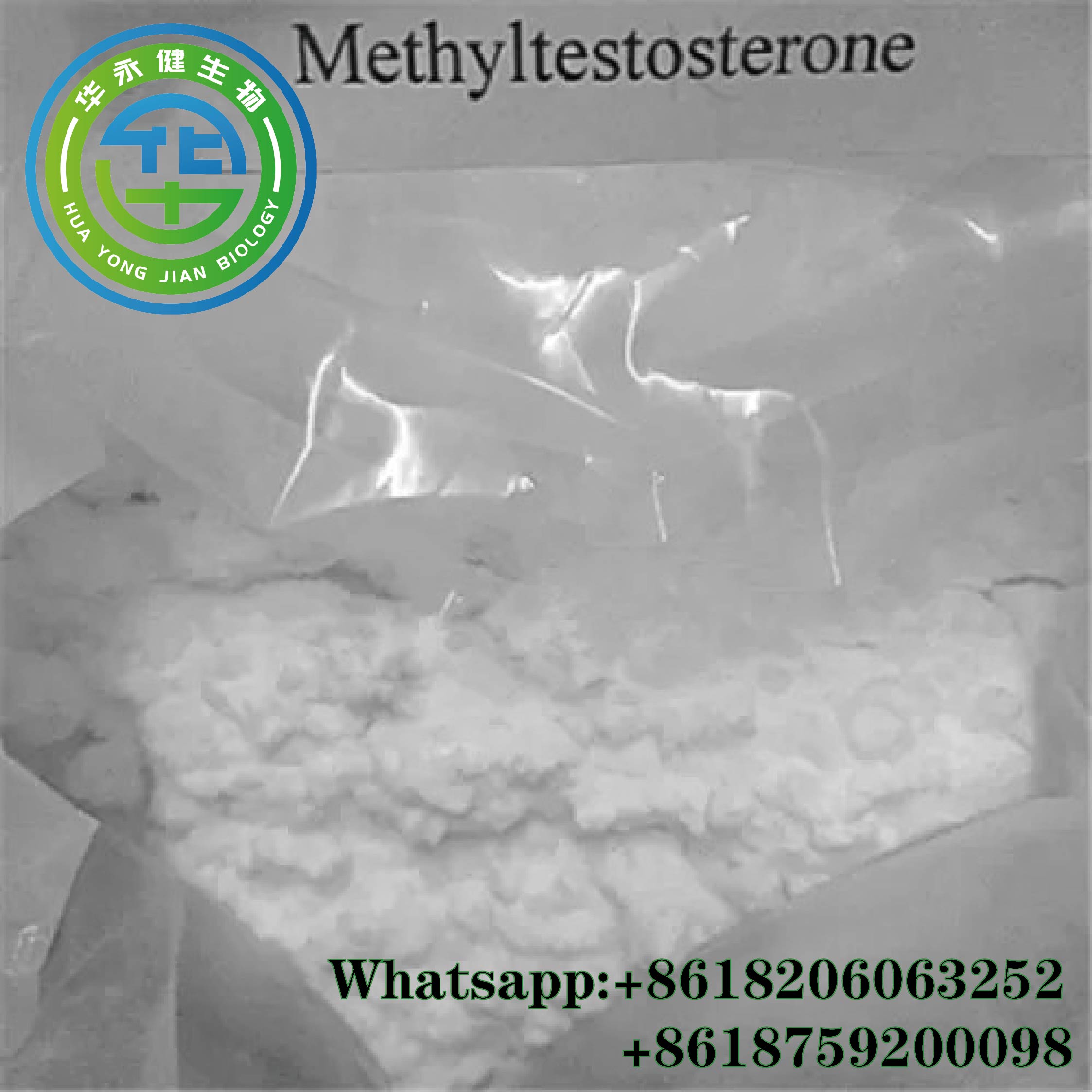 Methyltestosterone Raw Steroid Powders 98% Purity 17-alpha-Methyl Testosterone Healthlife Biotechnology CAS 58-18-4   