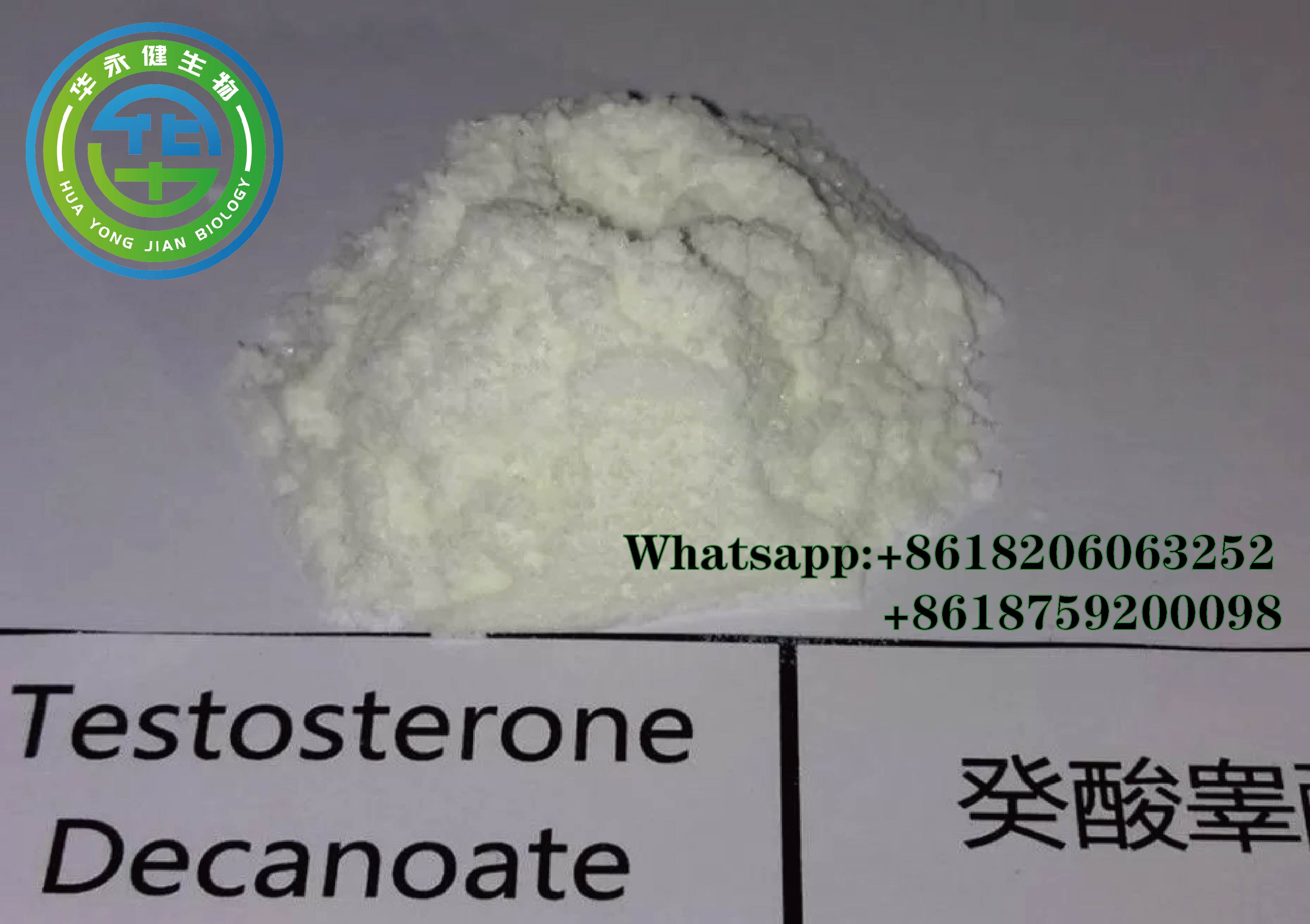 99.9% Purity Test Decanoate Raw Steroids Powder Domestic Shipping to Us Free Resending
