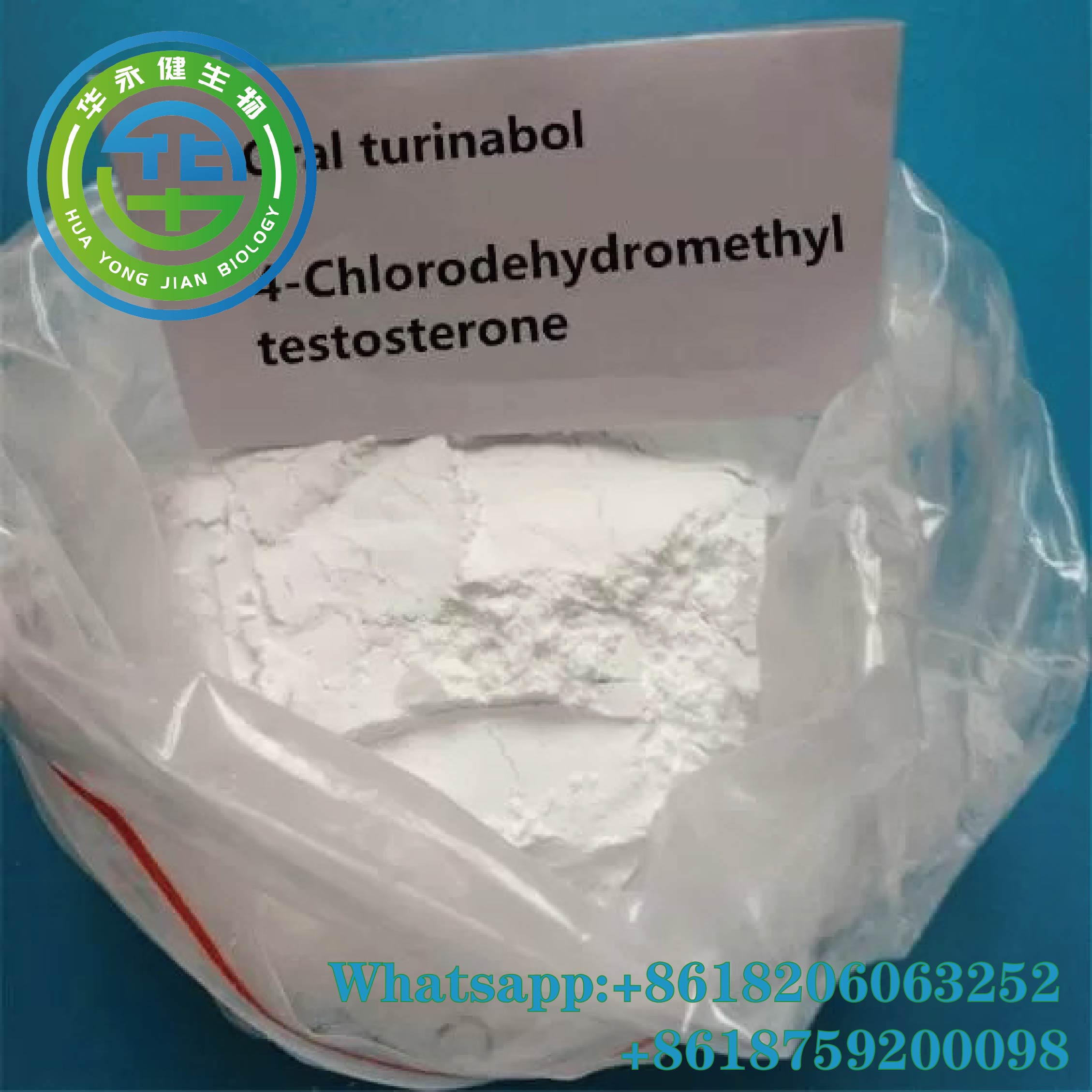 Turinabol Fat Loss and Muscle Gain Raw Oral Turinabol Steroid Powders 4-Chlorodehydromethyltestosterone CasNO.2446-23-3
