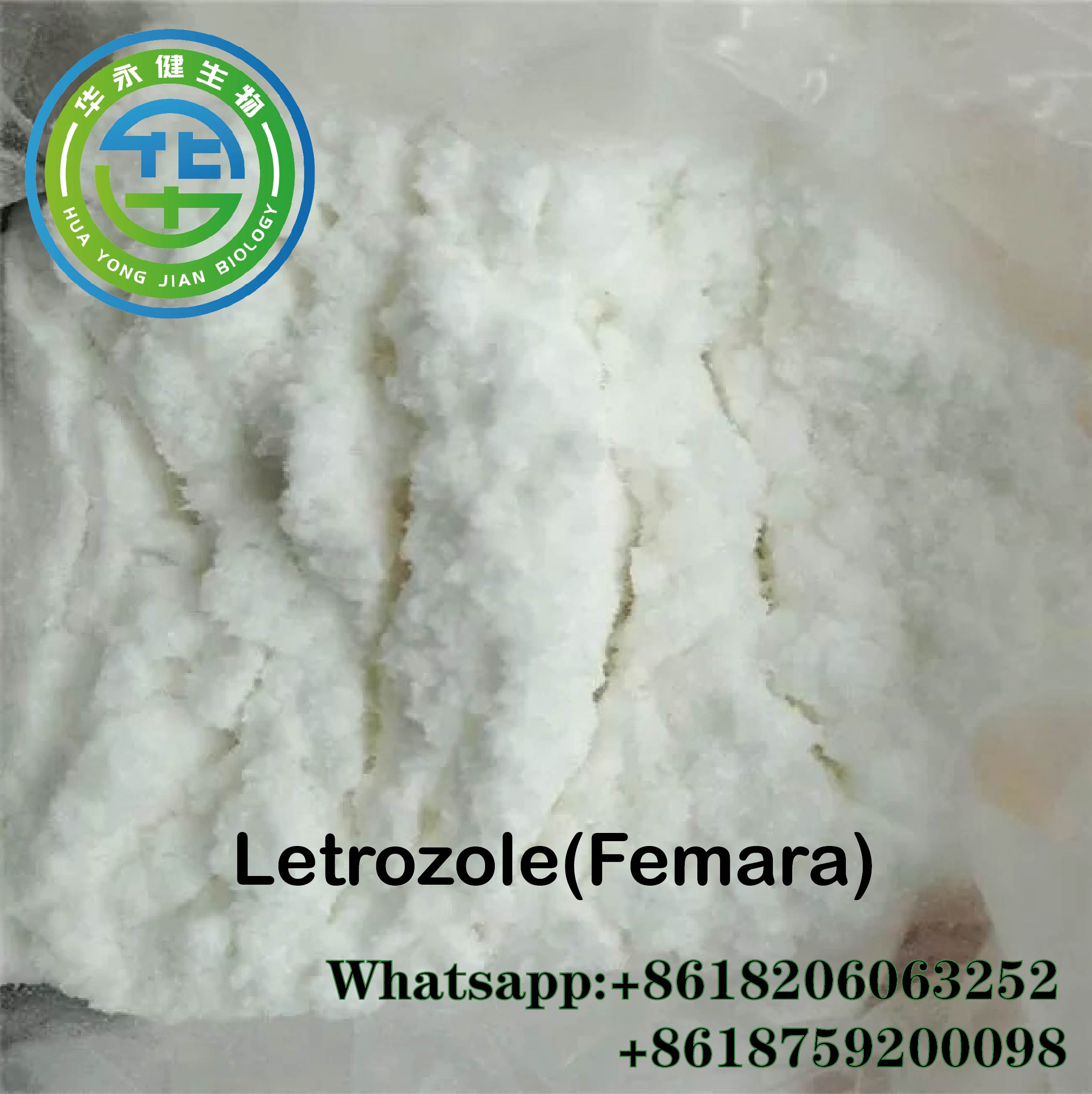 Anti Estrogen raw steroid Powder Letrozole / Femara For Bodybuilding CAS 112809-51-5