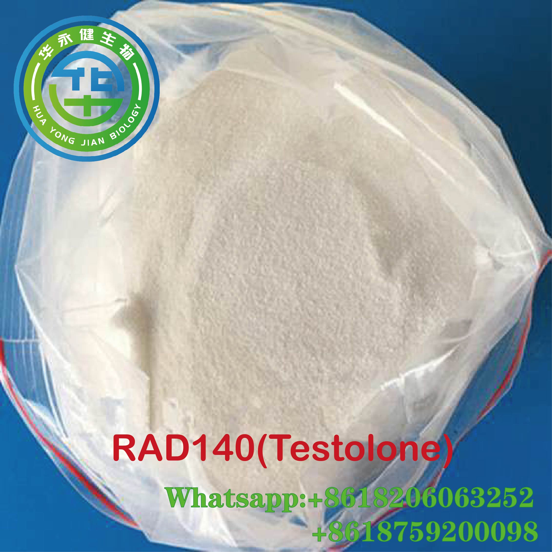 Testolone CasNO.Oral Anabolic Steroids Sarms Raw Powder Ostarine Bulk RAD140 Powder