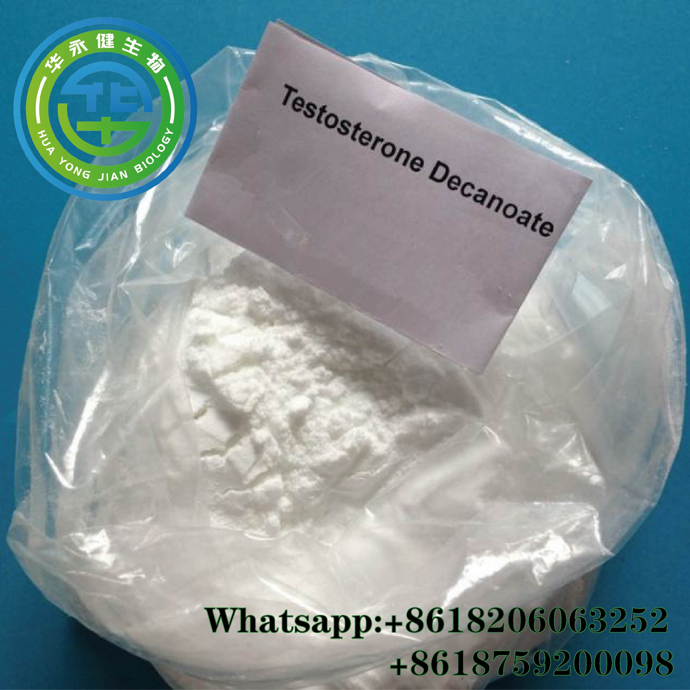 Testosterone Decanoate Powder Pharmaceutical Raw Powder Anabolic Steroid  Test D CAS: 5721-91-5 for Musclebuilding