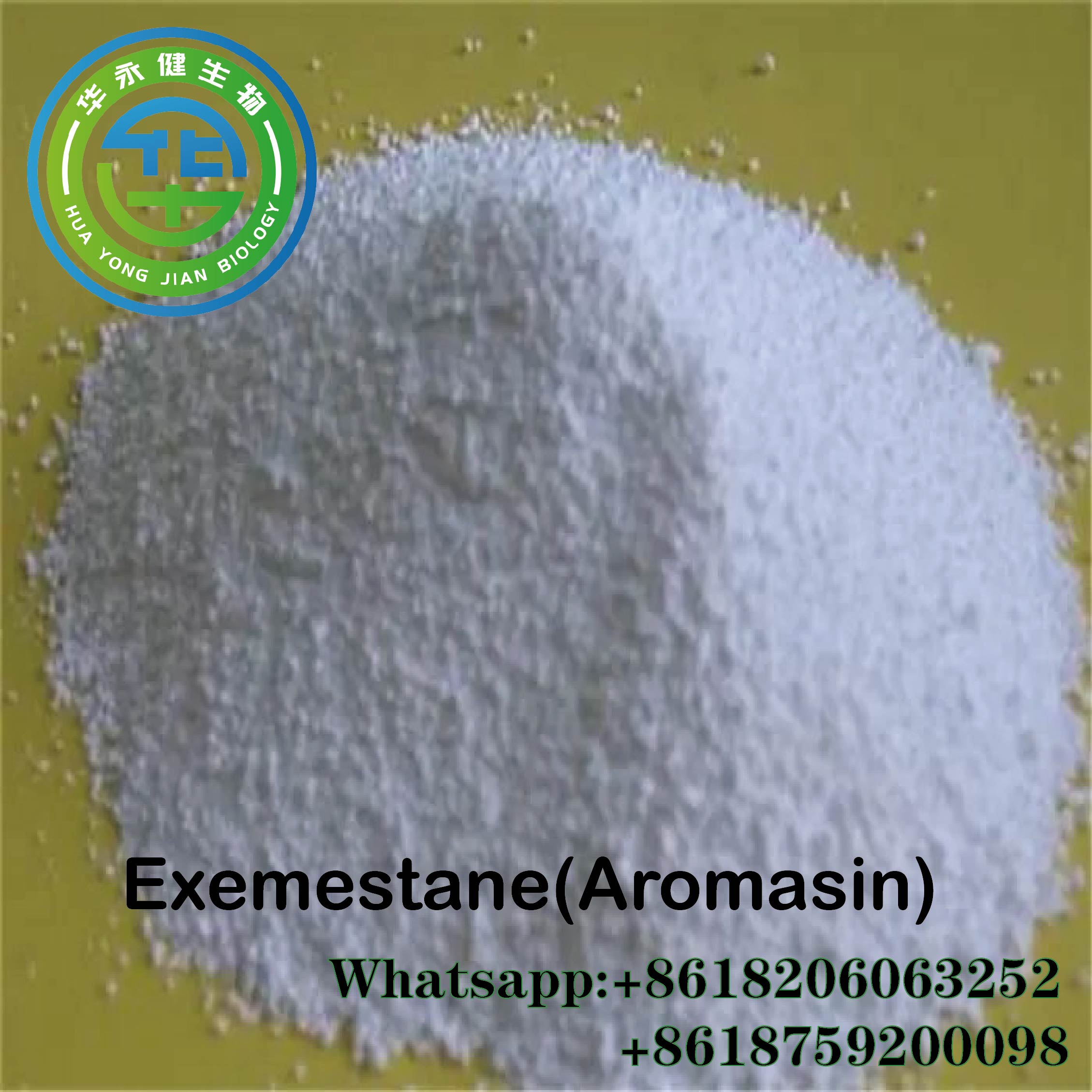 99% Steroid Raw Powder Exemestane Min Anti Estrogen Steroids Aromatase inhibitor active pharmaceutical ingredients CasNO.107868-30-4 