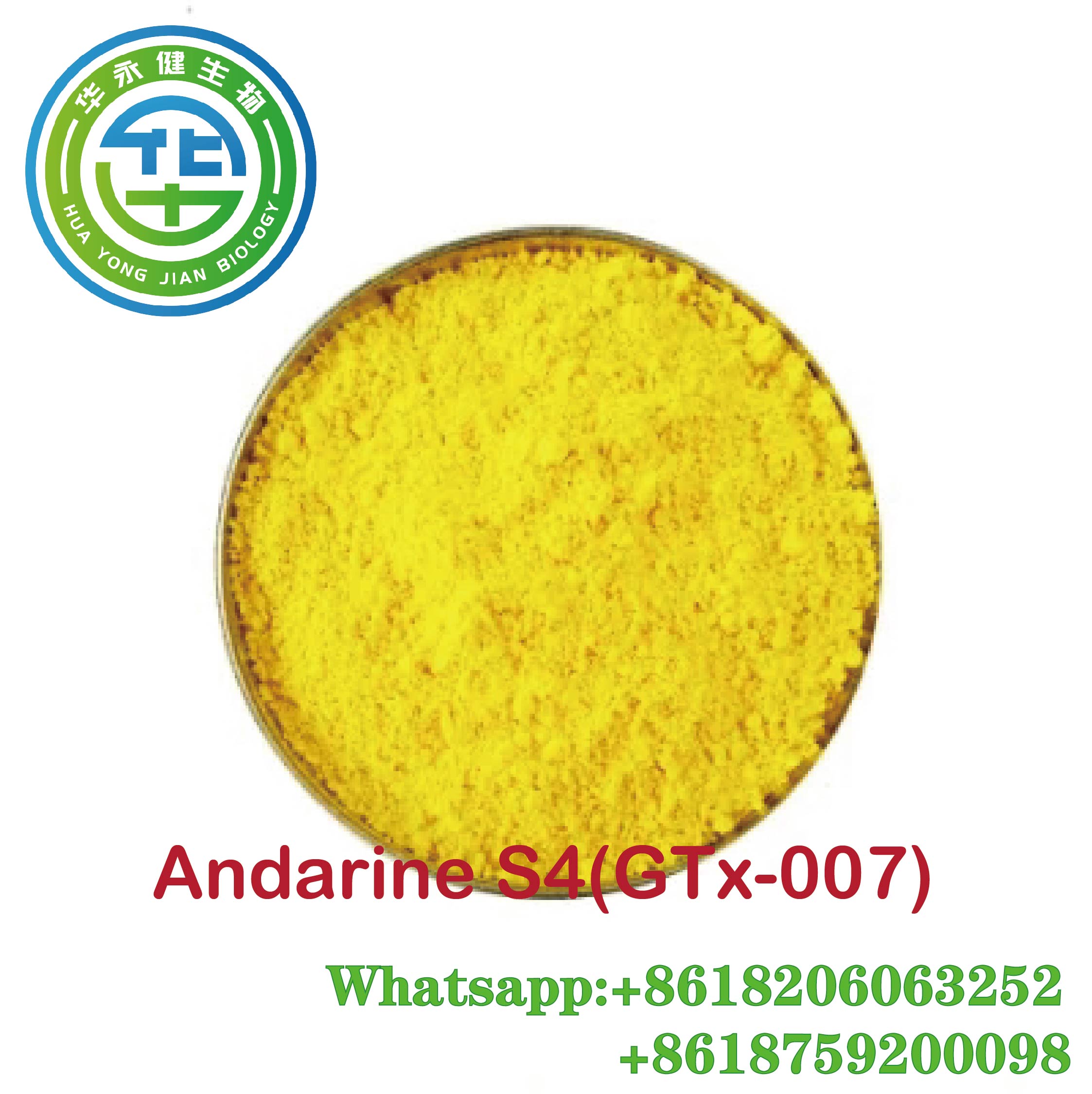 Effective legal Sarms Andarine/S4 Raw Powder for Bodybuilder Cutting Cycle CAS: 401900-40-1 