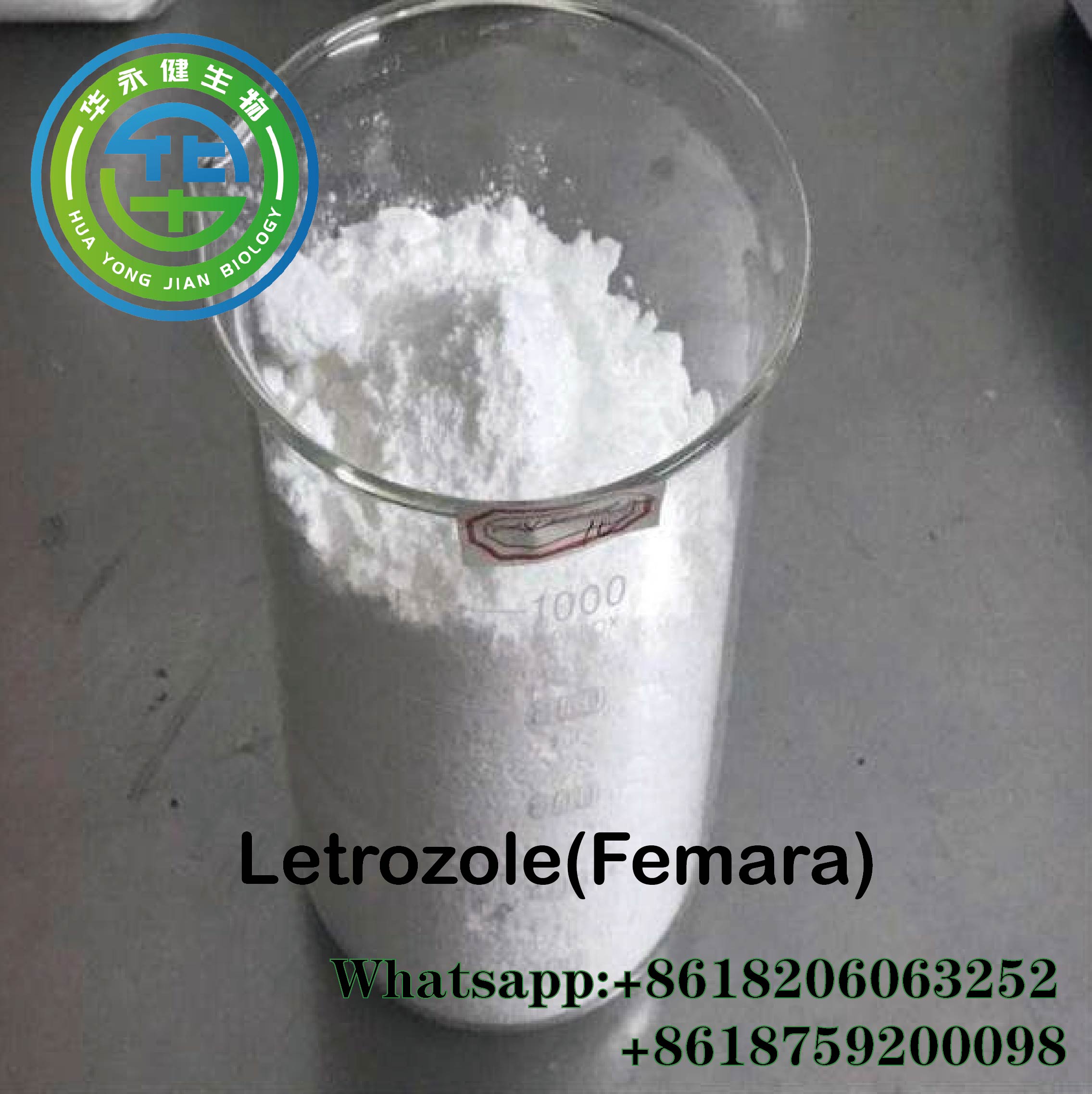 Anti-Estrogen Steroids Powder Raw Hormones Drugs Letrozole(Femara) Cas 112809-51-5