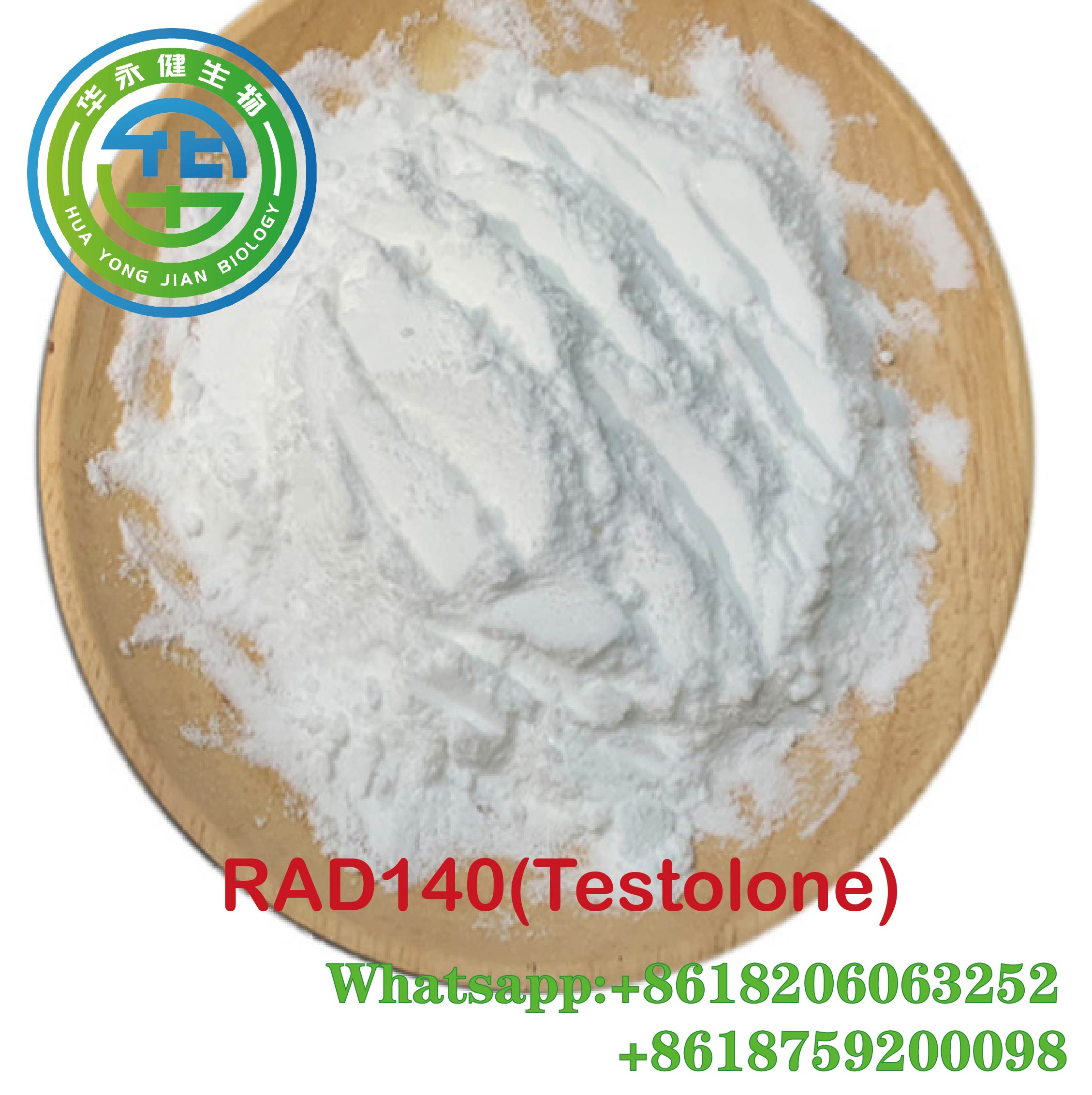 Testolone Sarms Steroid Raw Powder For Stronger Body RAD140 CAS 1182367-47-0 