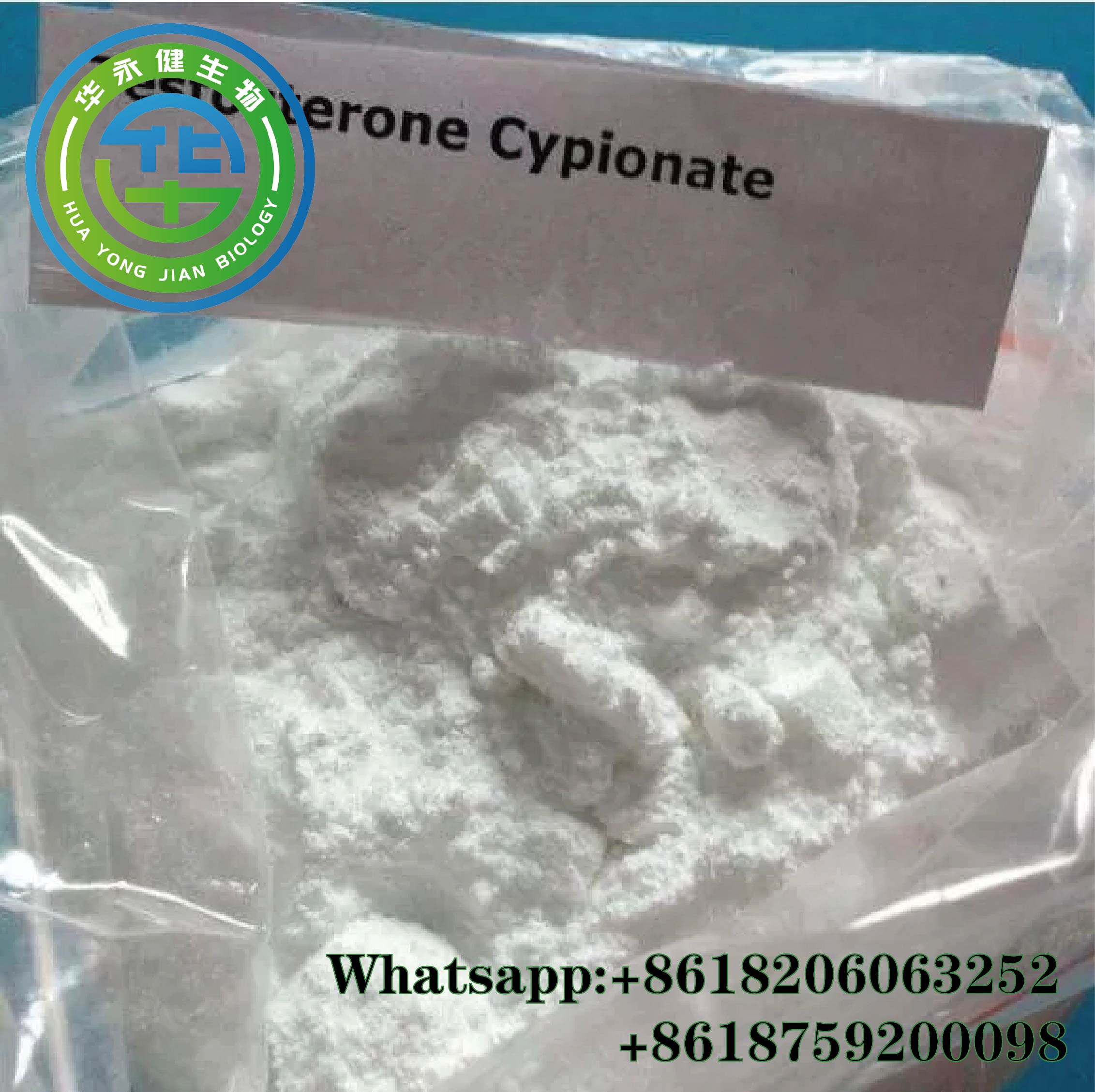 Testosterone Test C Raw Steroid White Powder Testosterone Cypionate CAS 58-20-8  For Body Building