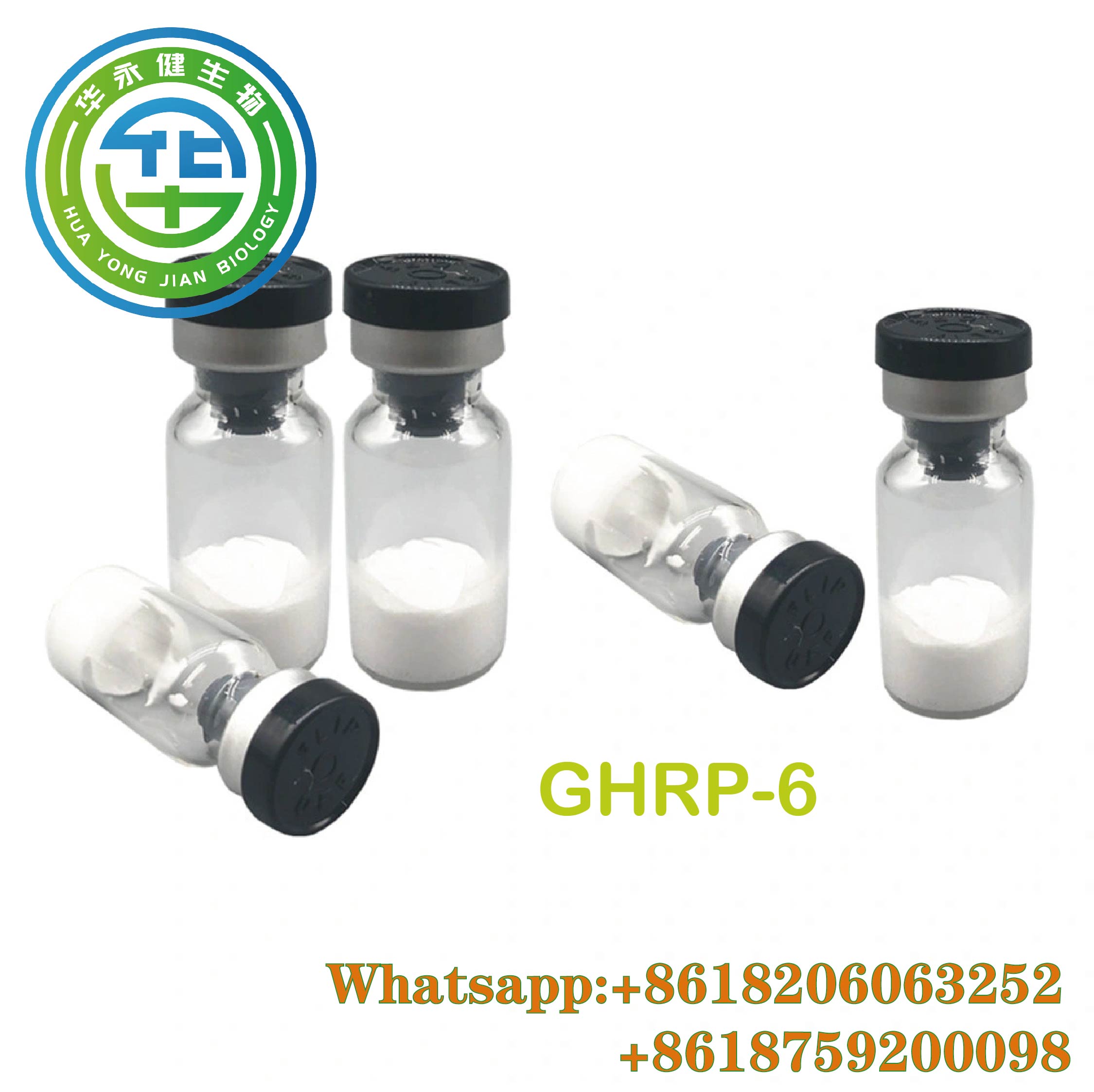 99% Purity white Ghrp-6 Peptides Steroids For Bodybuilder With GMP 