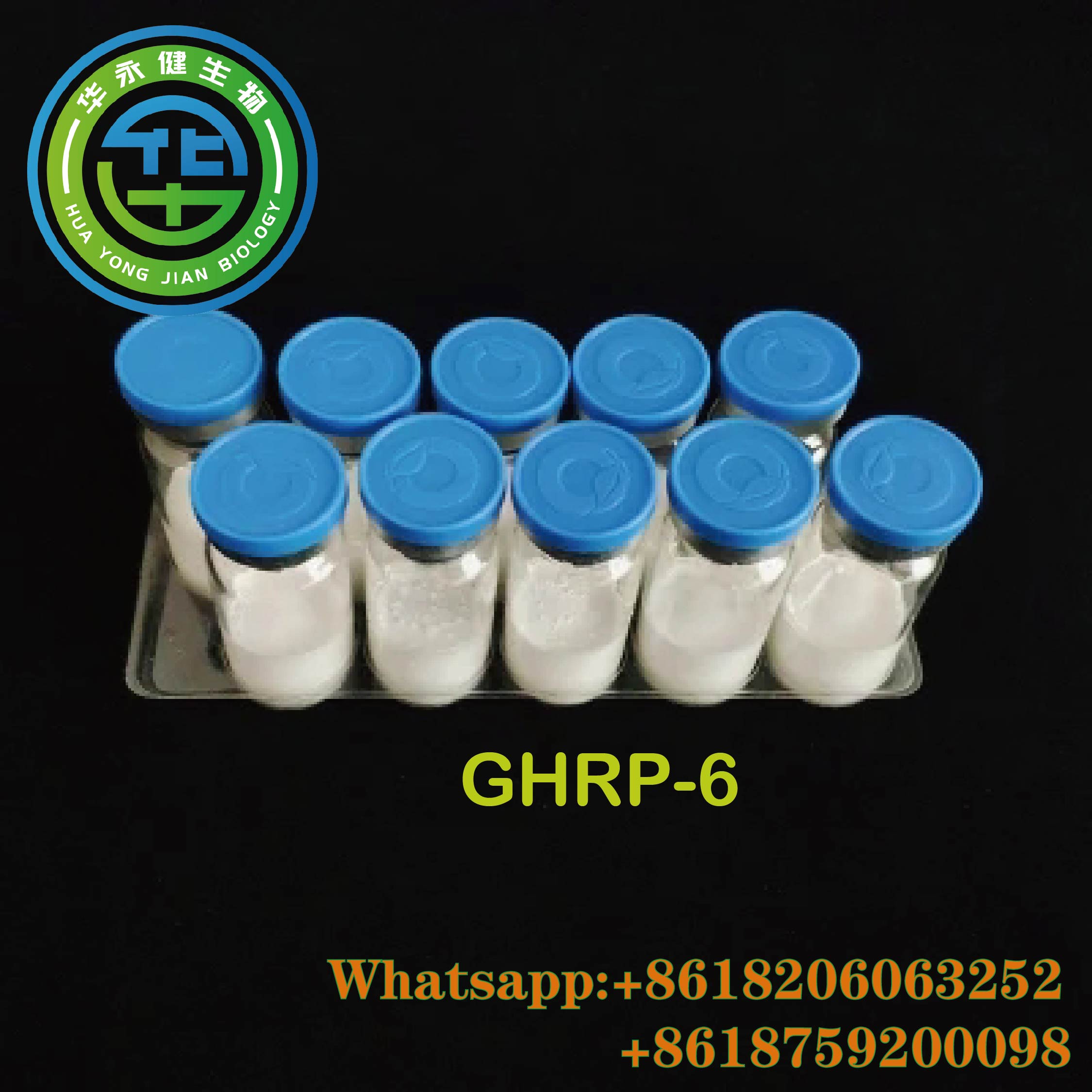 Top Quality Real Human Growth GHRP-2 Peptide Muscle Gain Hormones CasNO.158861-67-7
