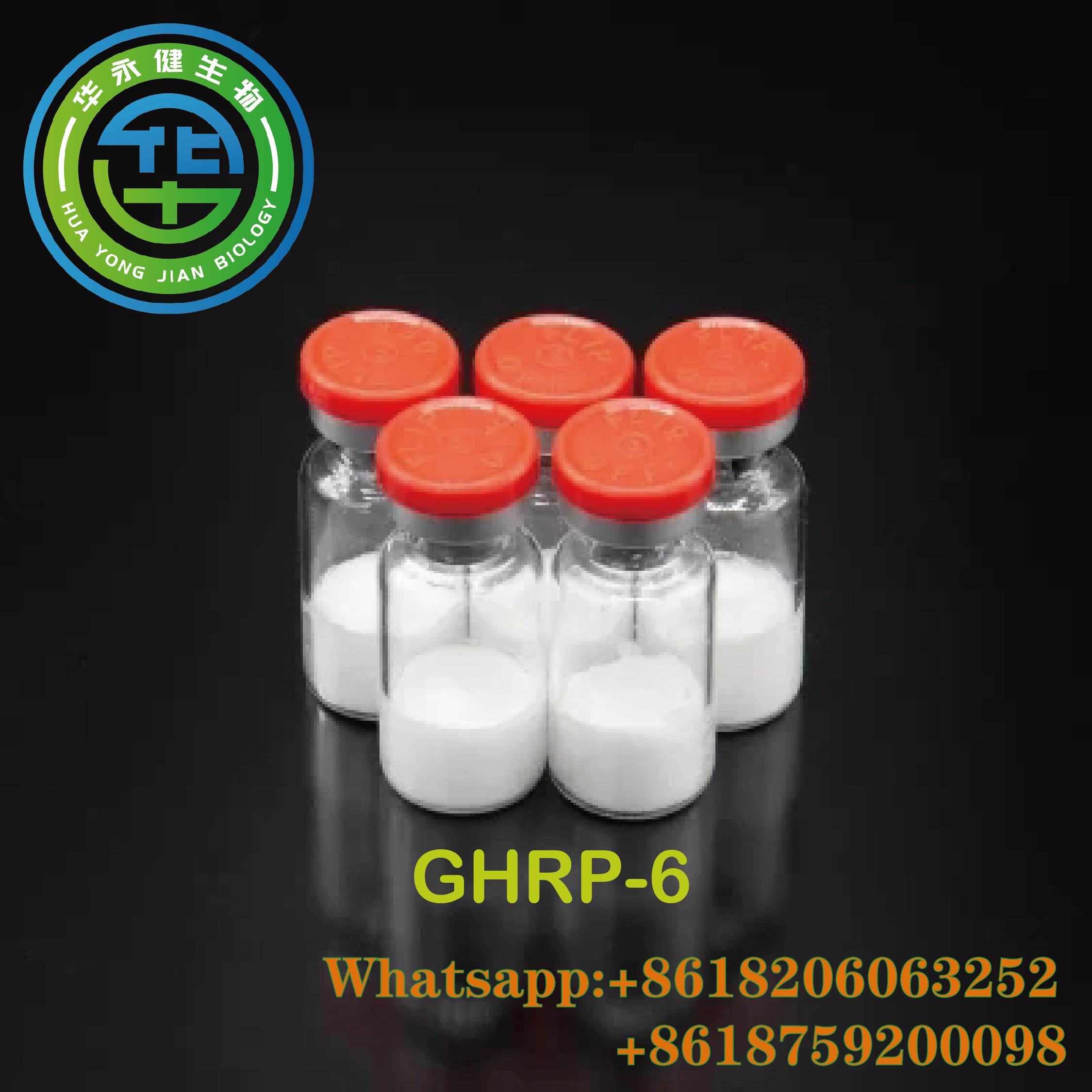 99% High Purity Peptide GHRP-6 for Muscle Mass and Weight Loss CAS: 87616-84-0