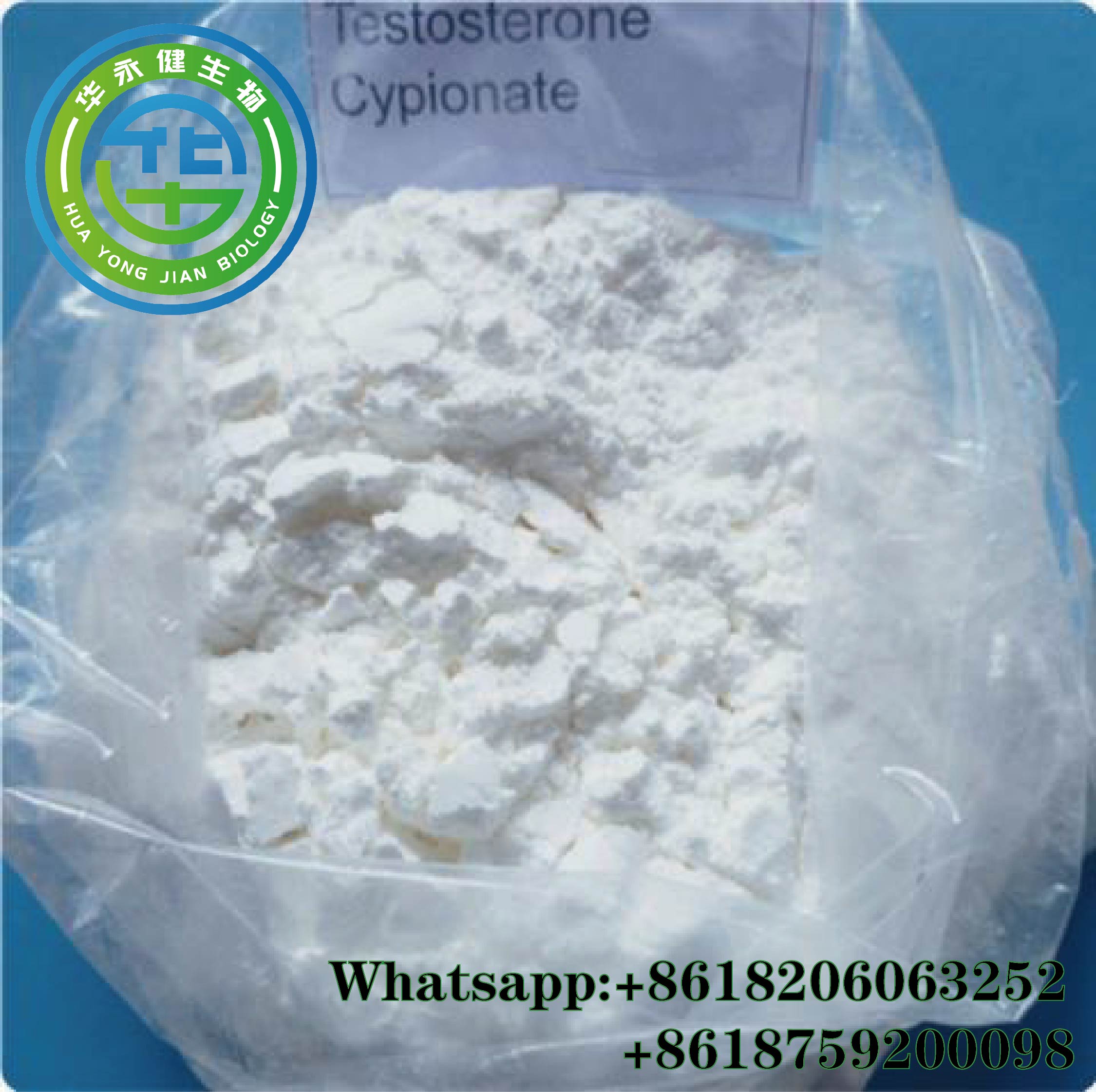 Test Cypionate Bulking Cycle Testosterone Anabolic Steroid Injectable Cypionate Hormones Test C Powder CAS 57-85-2 
