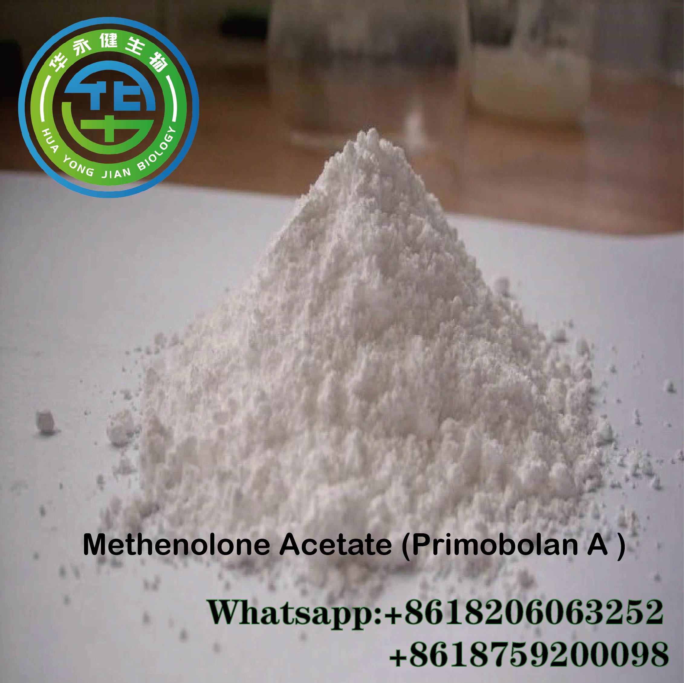 Pharmaceutical Intermediate Methenolone Acetate Raw Steroid Primobolan A Powder CAS 434-05-9 