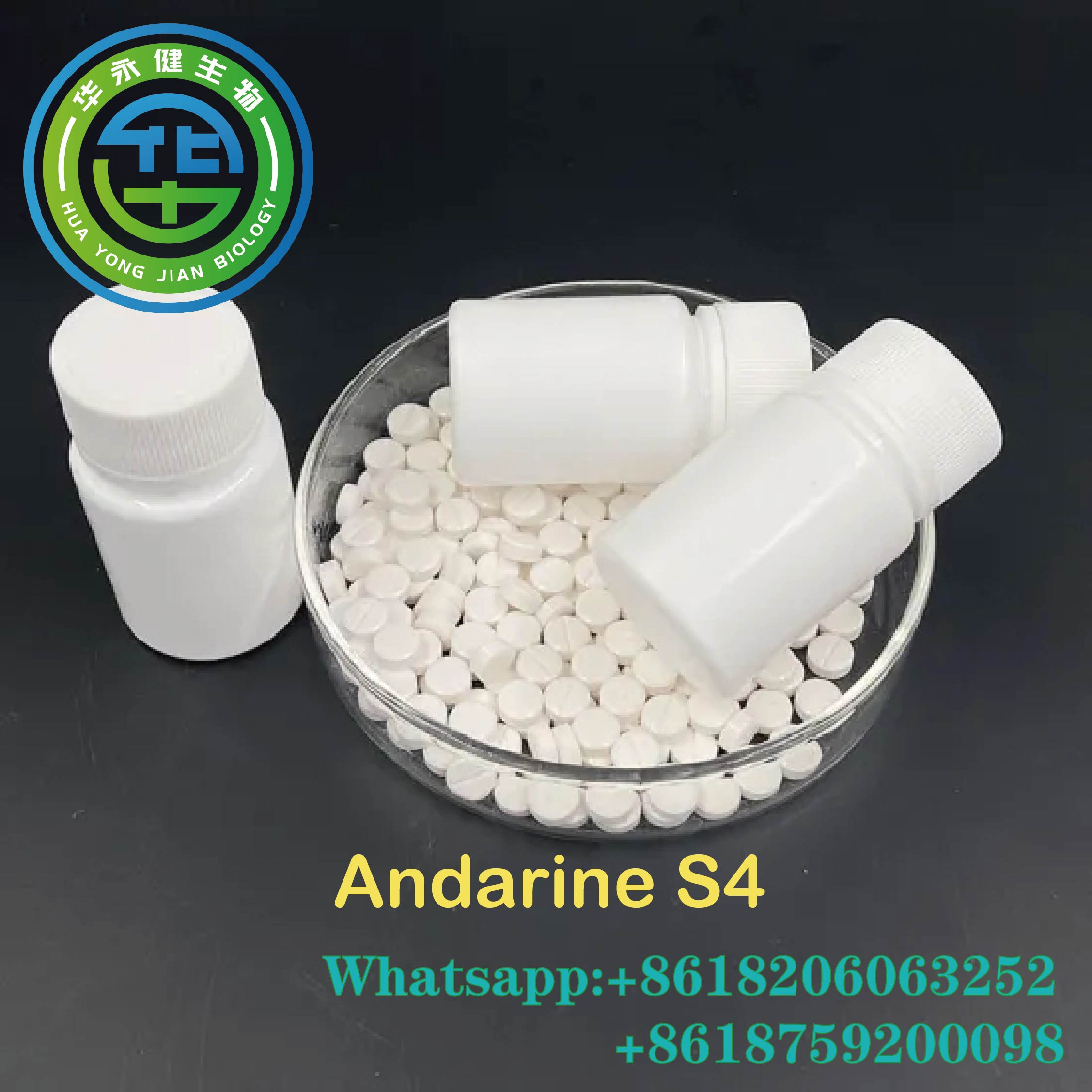  Muscle Building S4 Andarine 10mg*100/bottle Sarms Raw Powder Tablets And GTx-007 Pills Phamaceutical Grade
