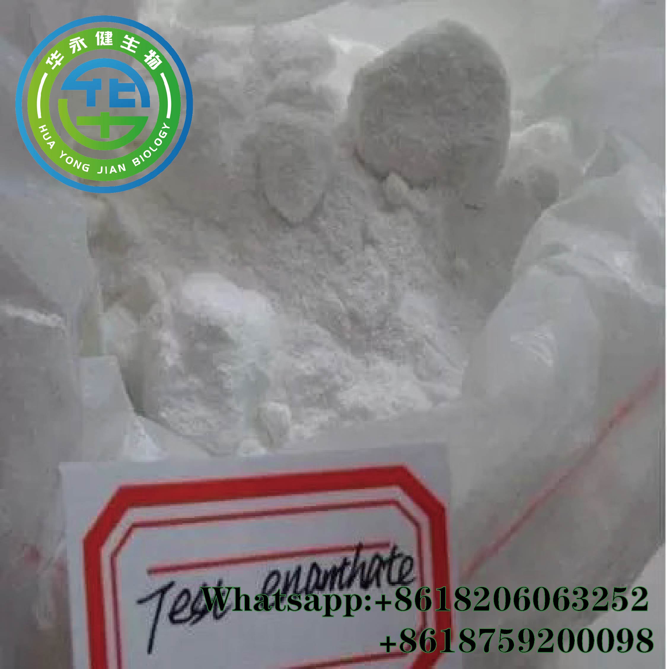 White Powder Test Enanthate/Test E raw powder for Burning Fat and Gaining Strength CAS: 315-37-7 
